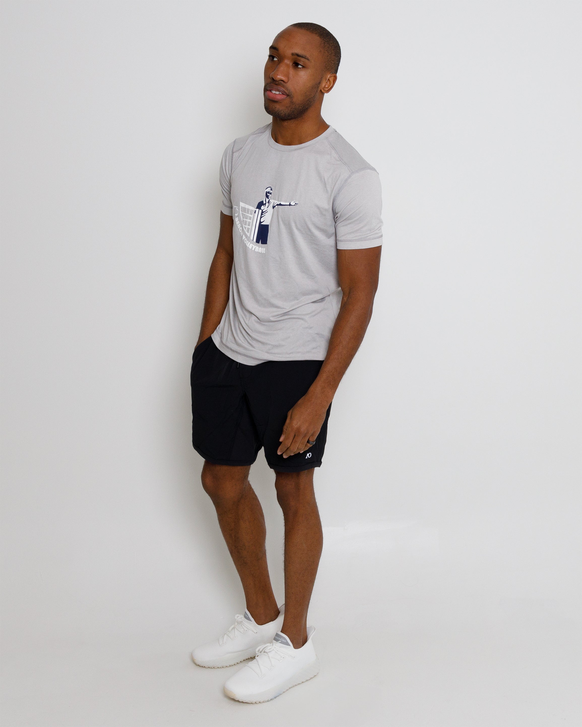 Butter T Beach Volleyball - Platinum Heather