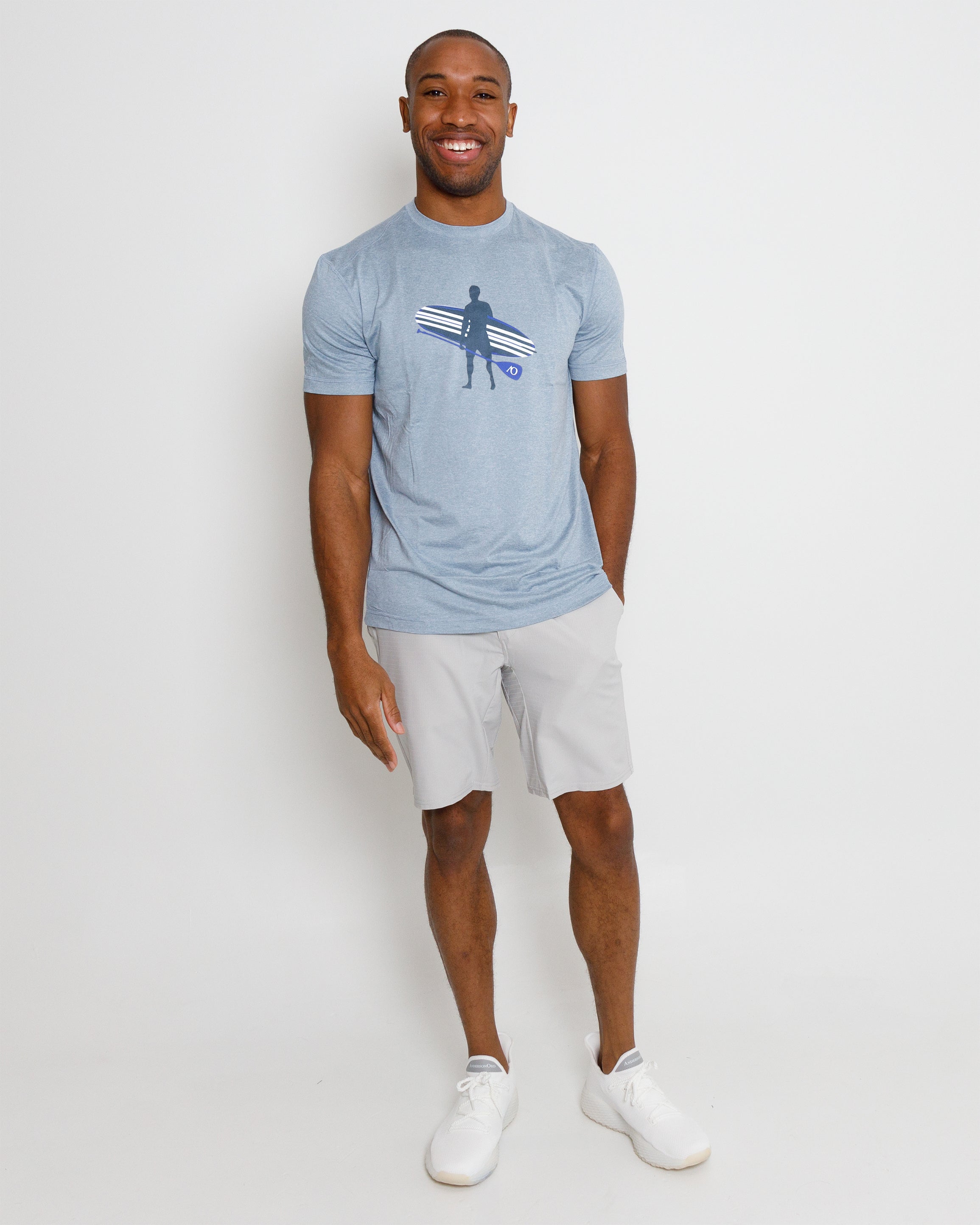 Butter T Cali Paddler - Blue Fog Heather