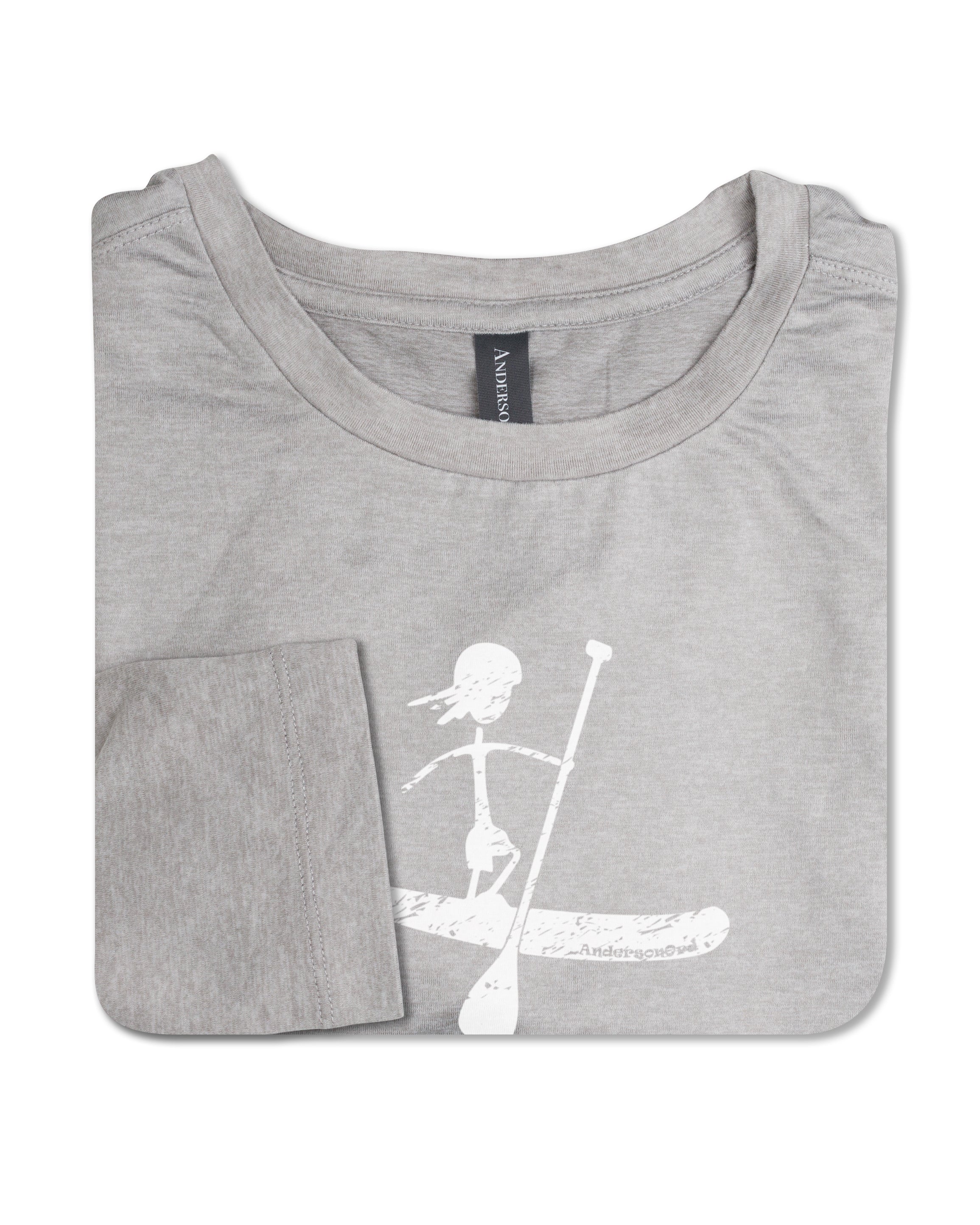 Butter T LS Stick Paddler - Grey Heather