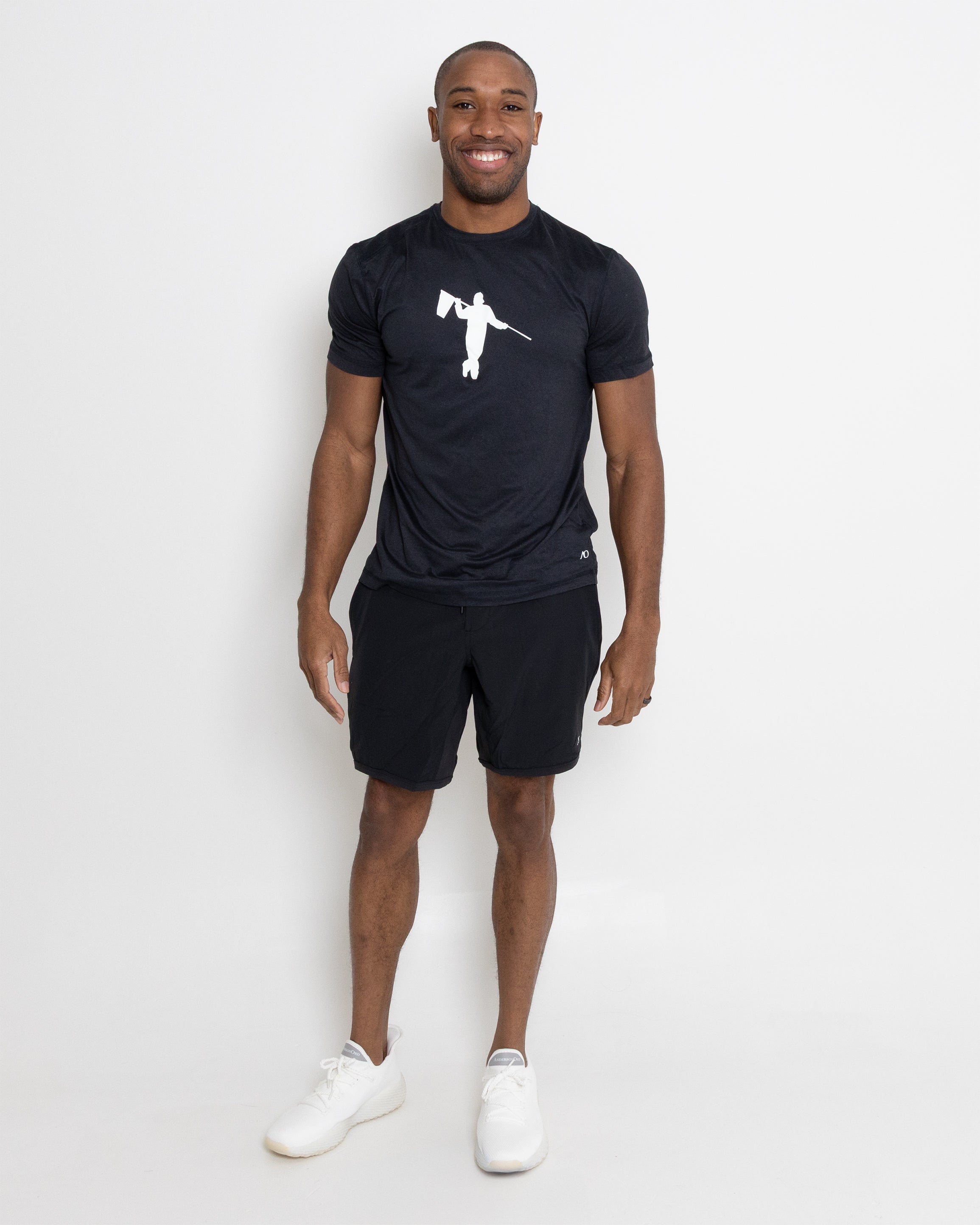 Butter T Looper Silhouette - Black Heather