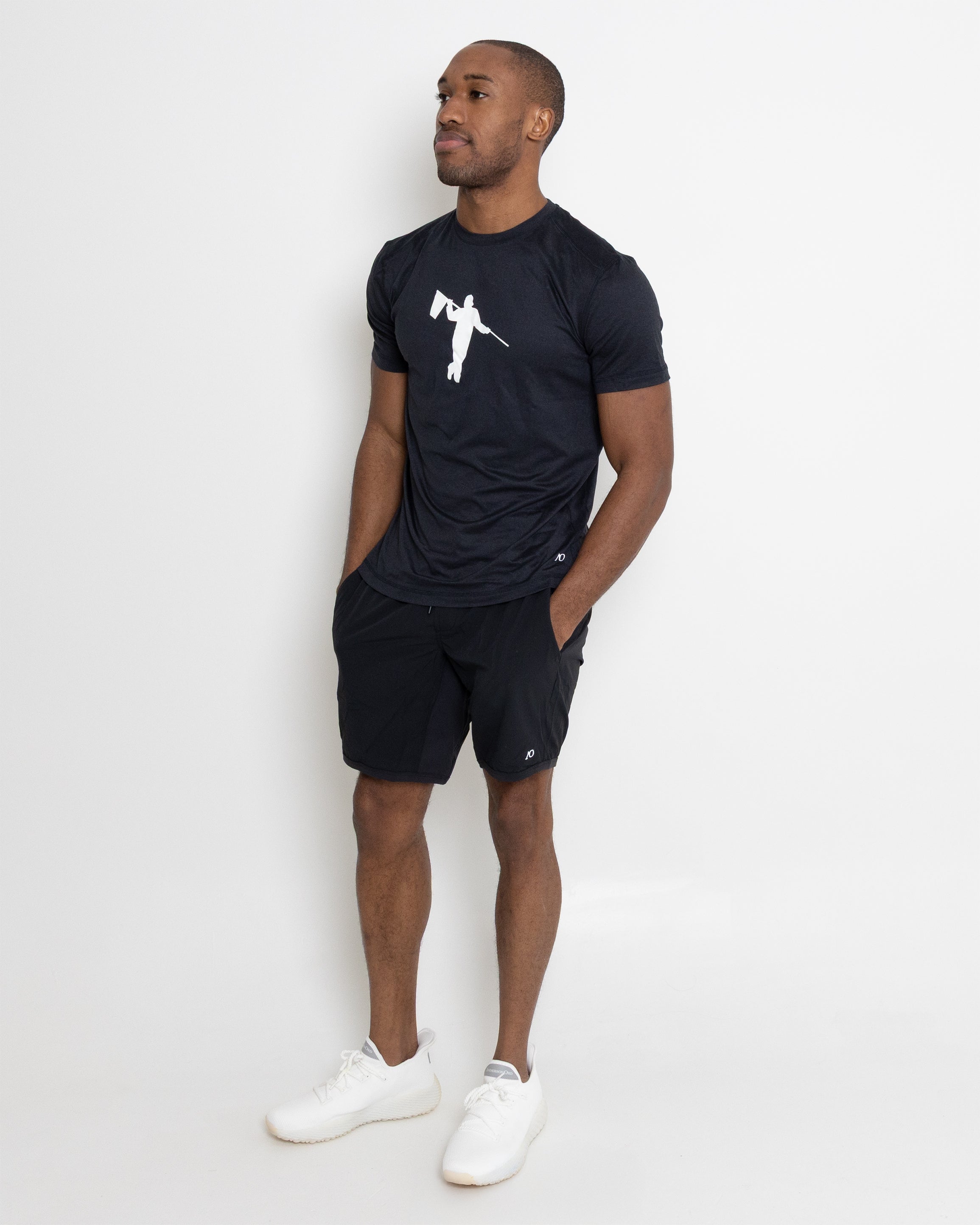 Butter T Looper Silhouette - Black Heather