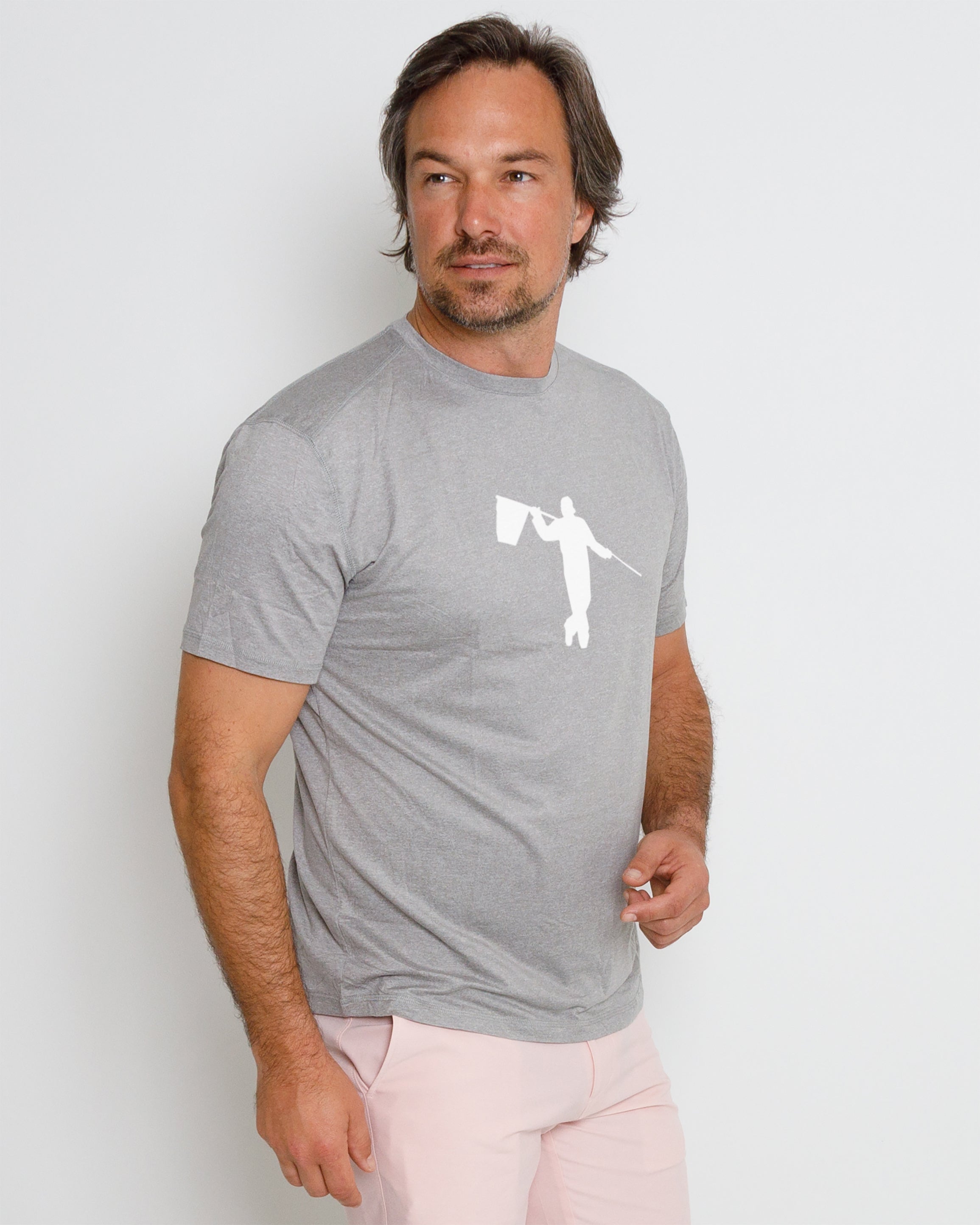 Butter T Looper Silhouette - Grey Heather