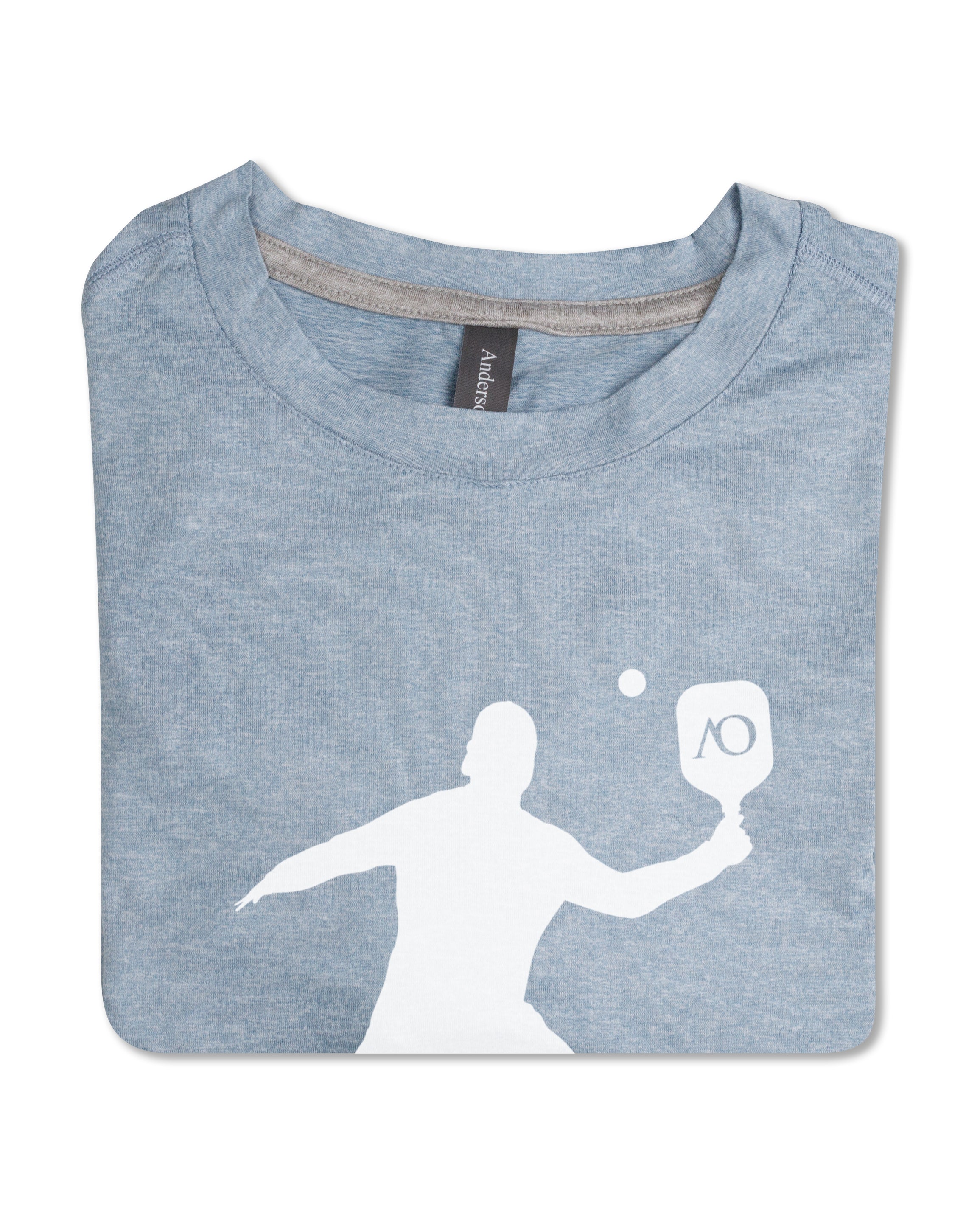 Butter T Pickleball Silhouette - Blue Fog Heather