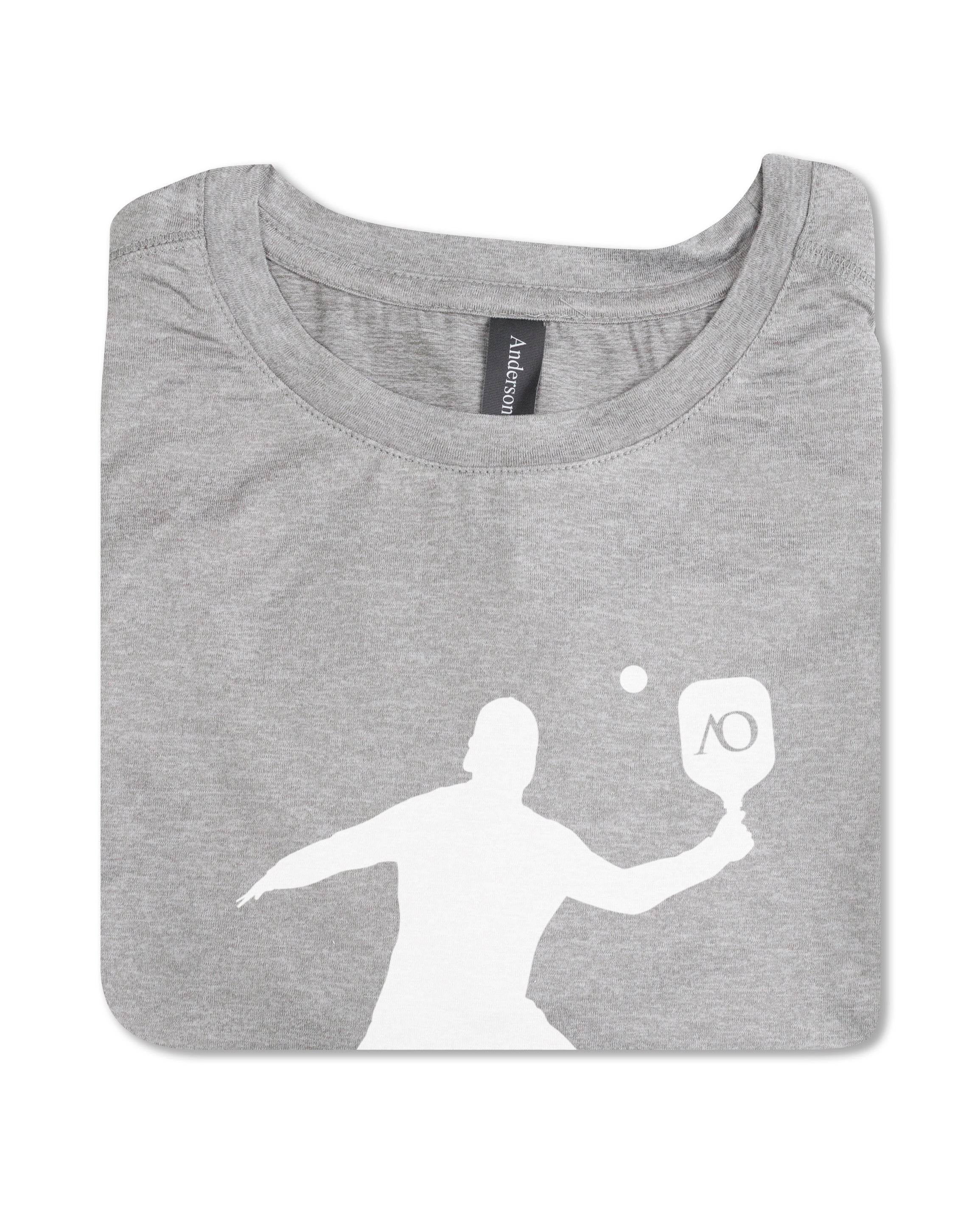 Butter T Pickleball Silhouette - Grey Heather