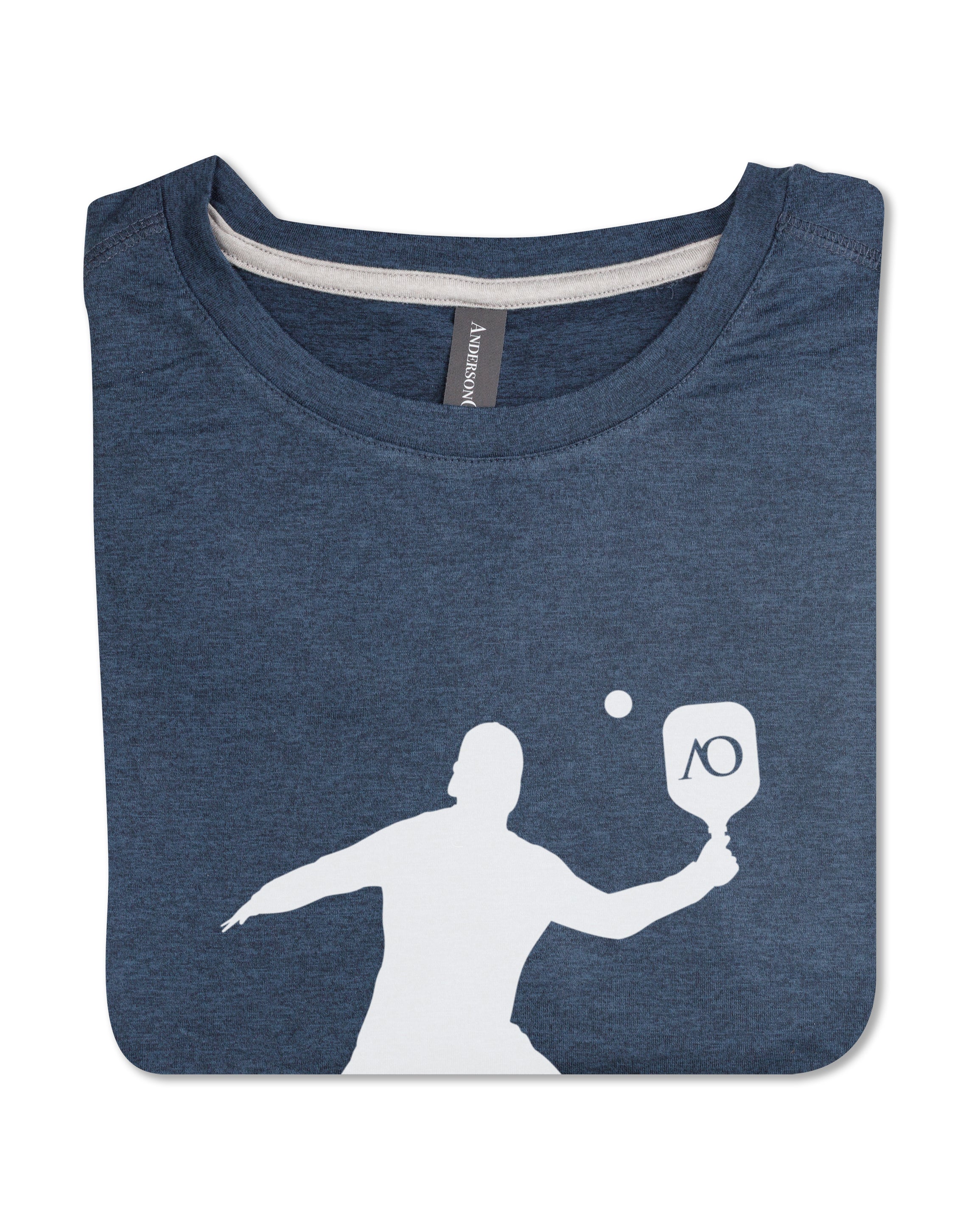 Butter T Pickleball Silhouette - Navy Heather