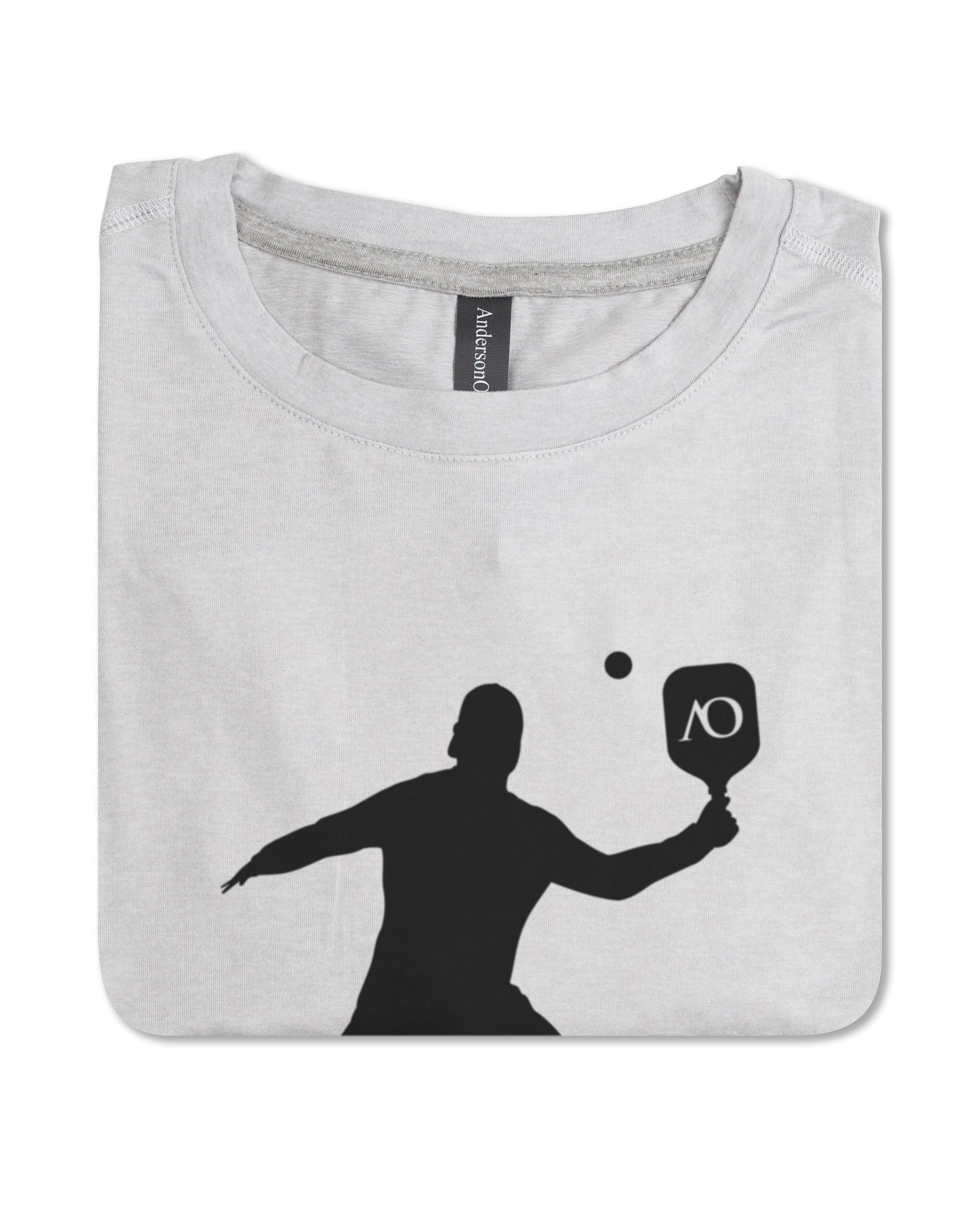 Butter T Pickleball Silhouette - Platinum Heather