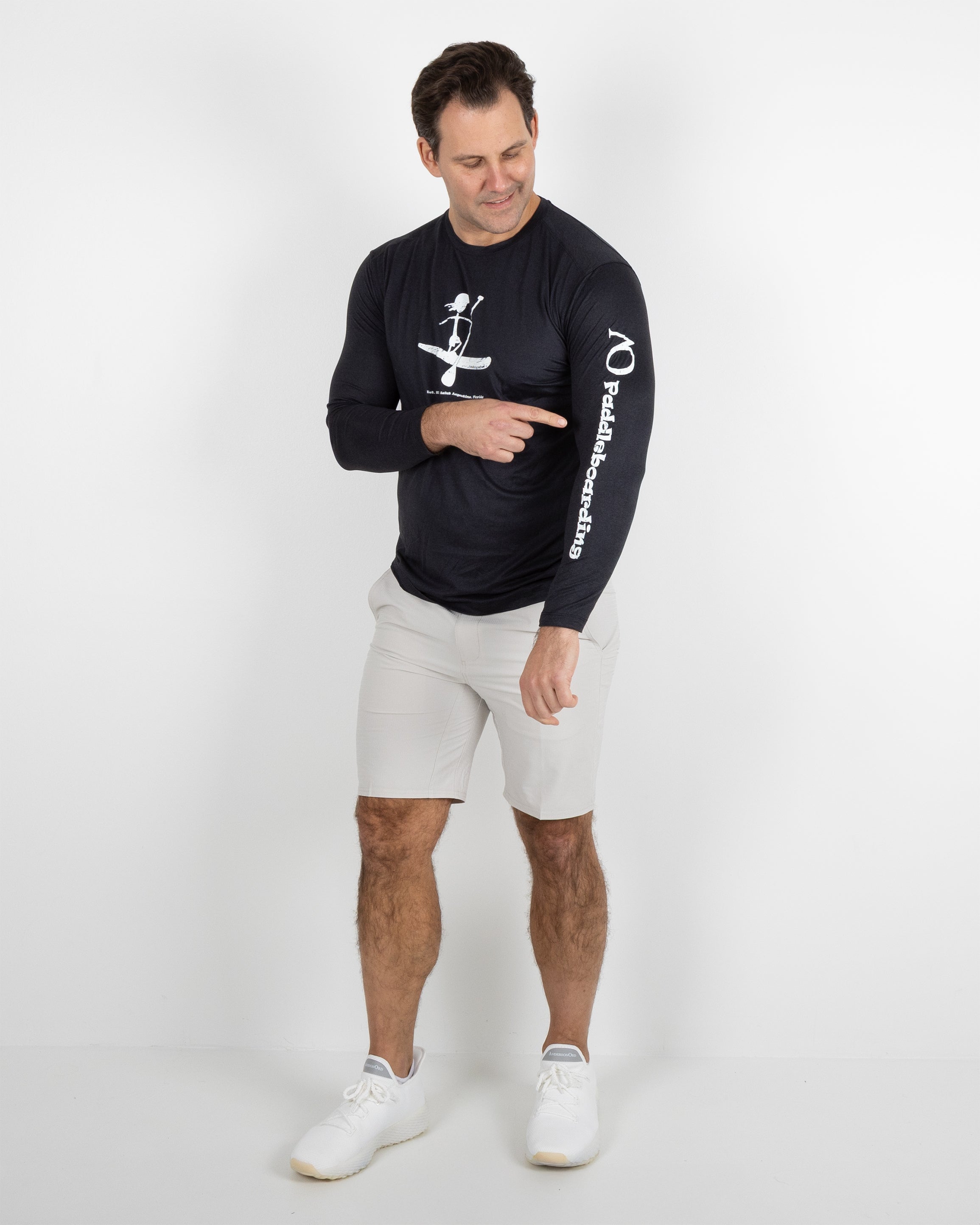 Butter T LS Stick Paddler - Black Heather