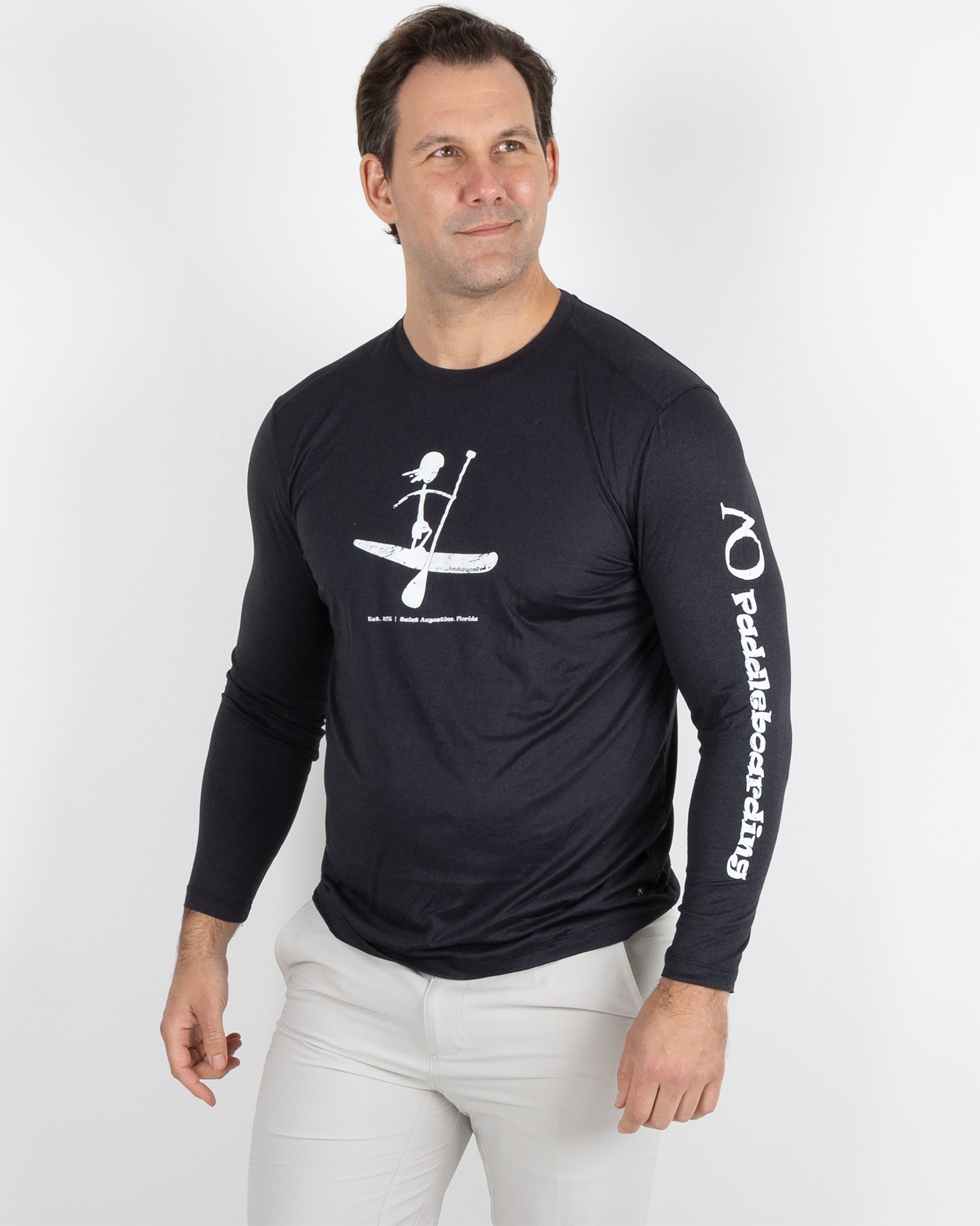 Butter T LS Stick Paddler - Black Heather