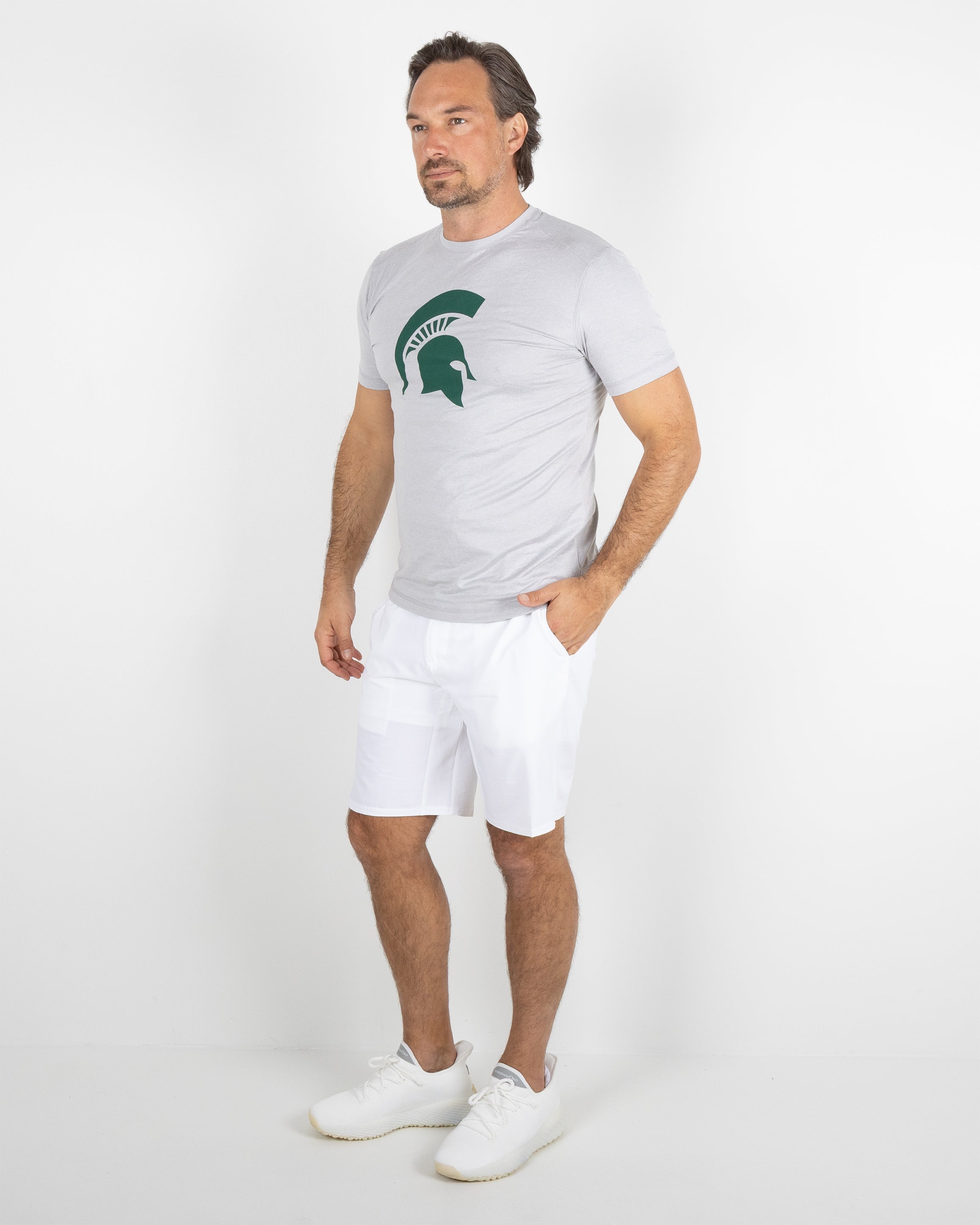 Butter T MSU - Platinum Heather
