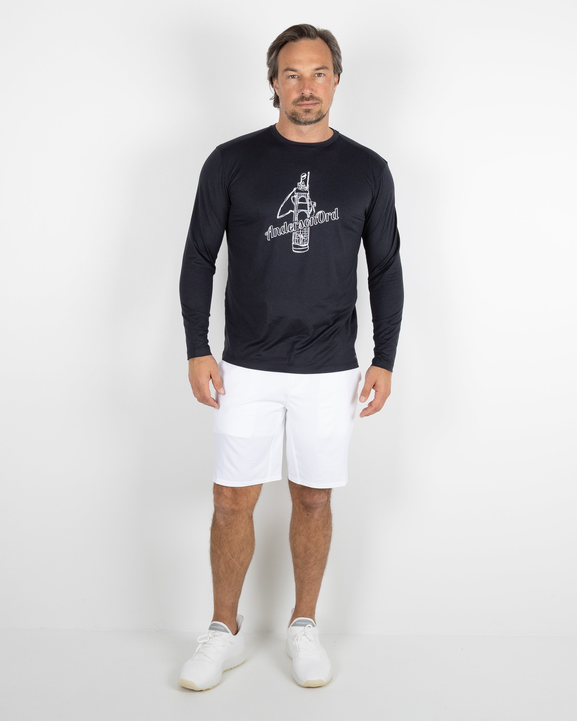 Butter T Long Sleeve Vintage Bag - Black Heather