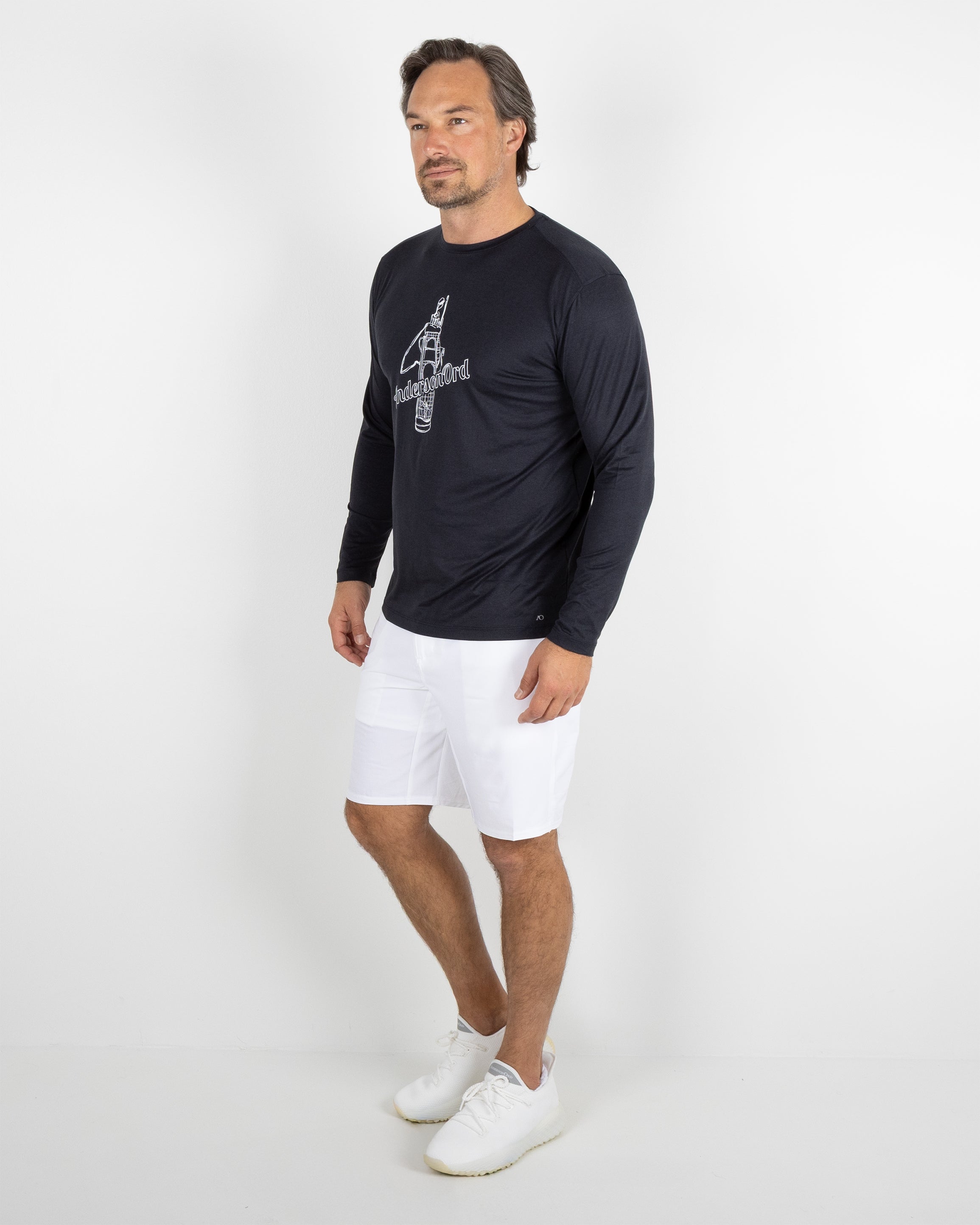 Butter T Long Sleeve Vintage Bag - Black Heather