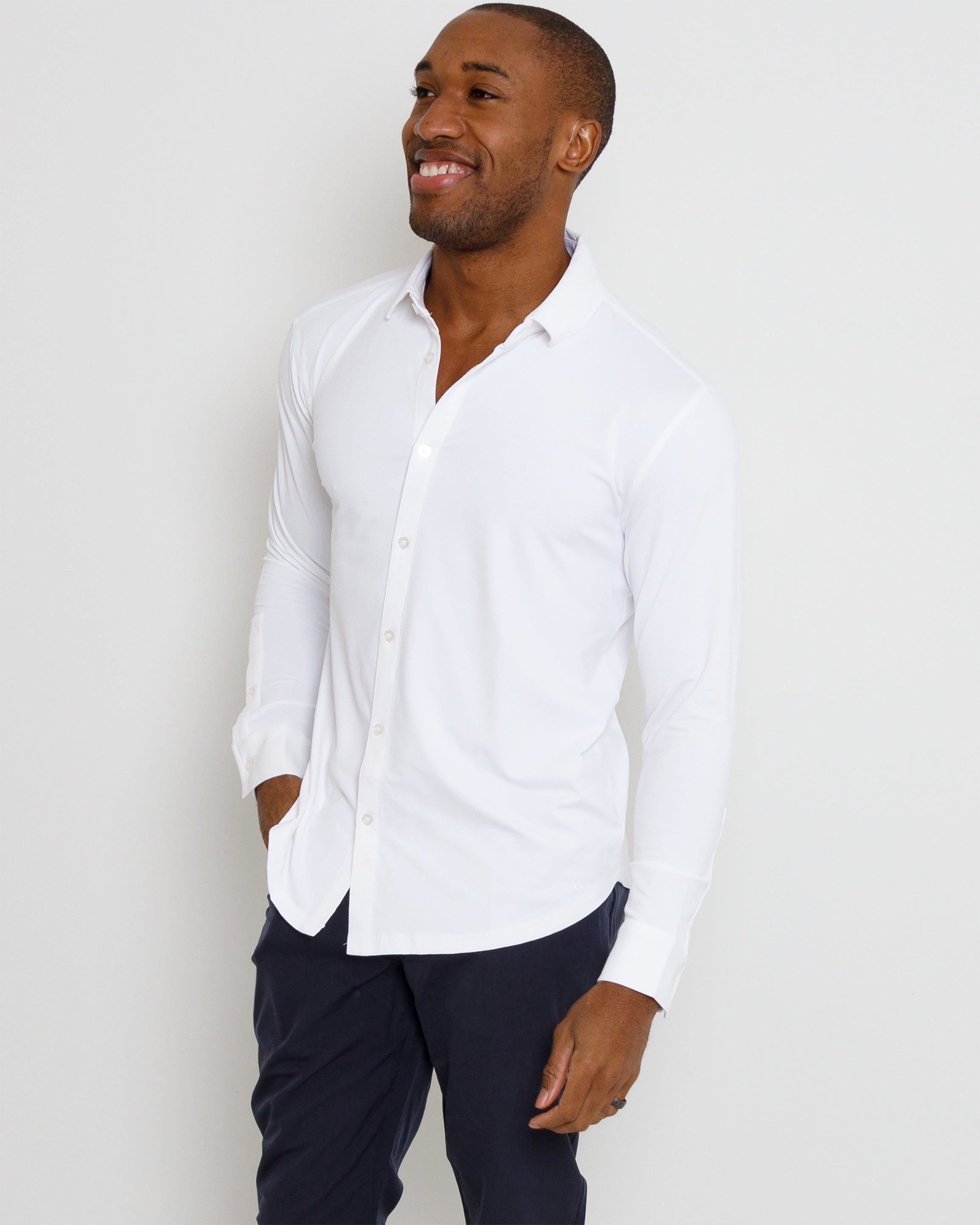 Button Down - White