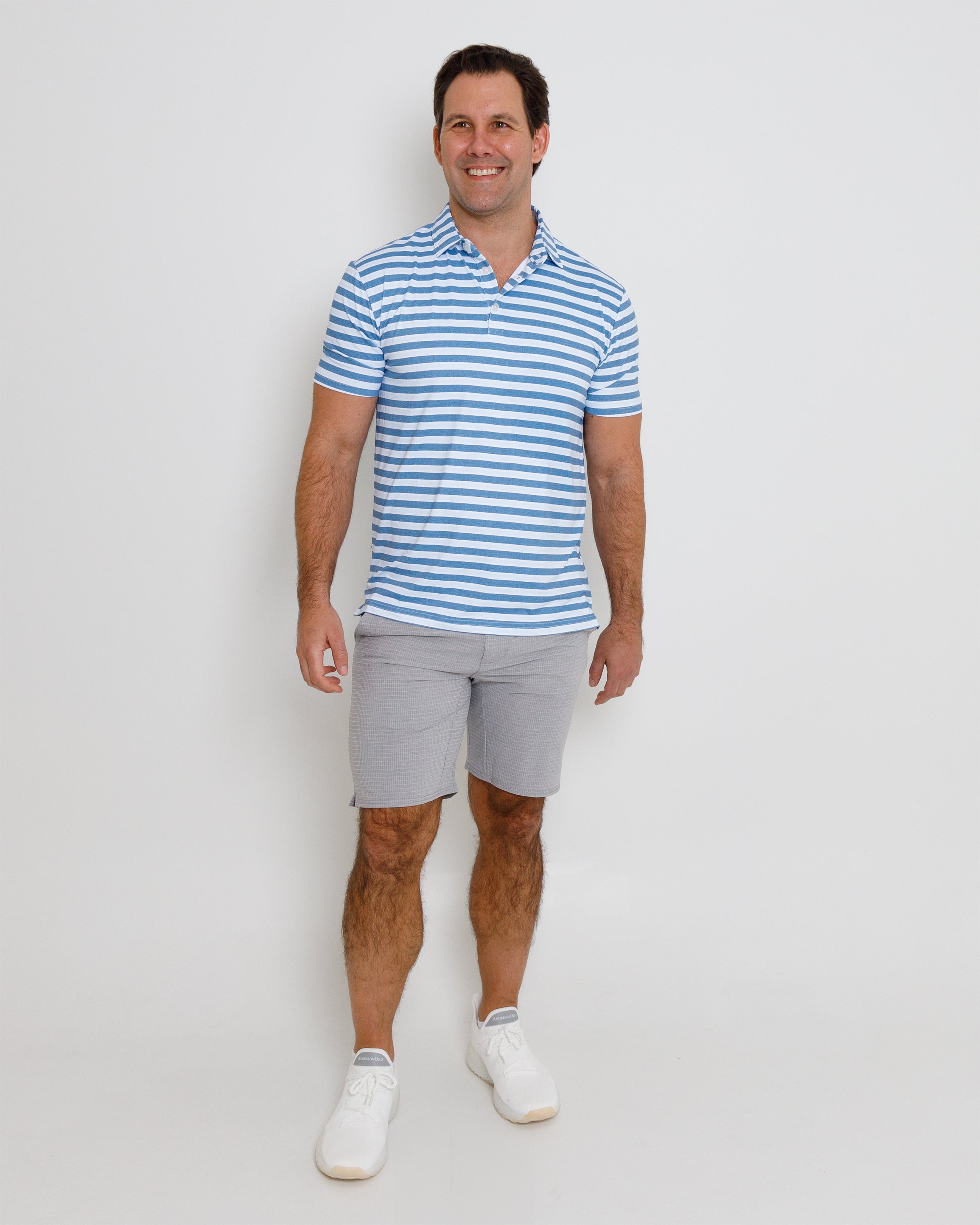 Creek Polo - Laguna Blue Heather