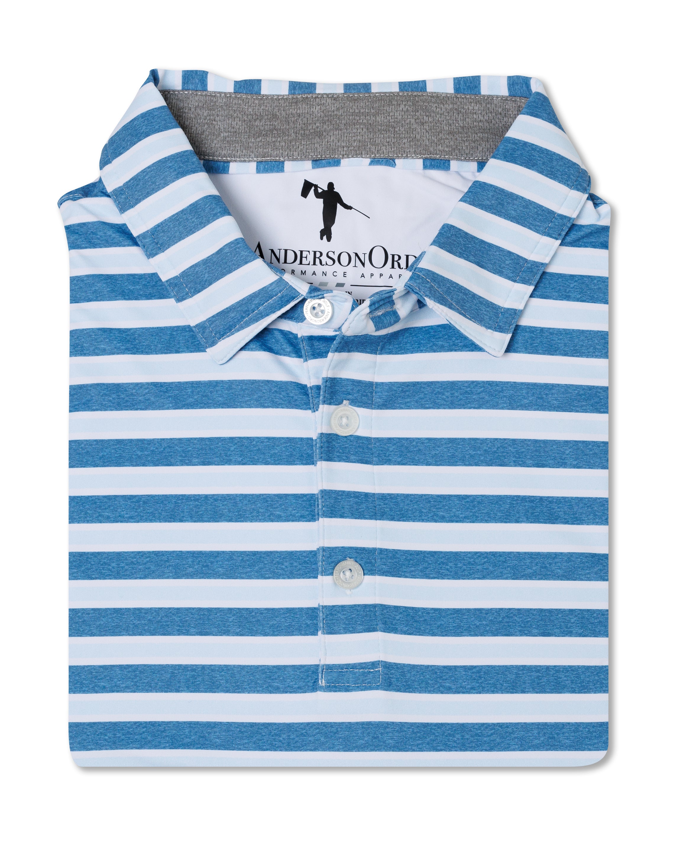 Creek Polo - Laguna Blue Heather