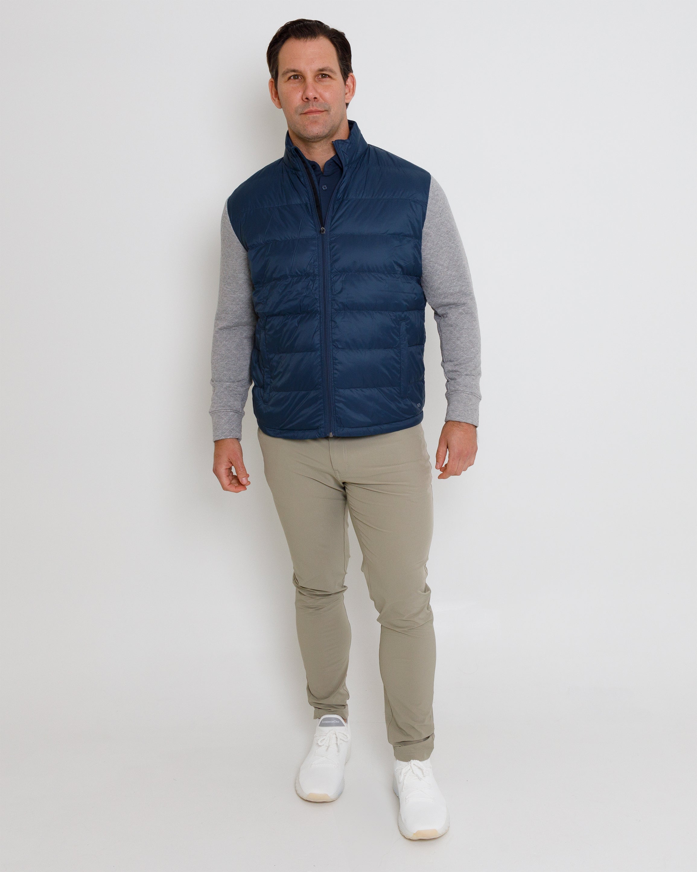 Down Jacket - Midnight Navy/Steel Heather