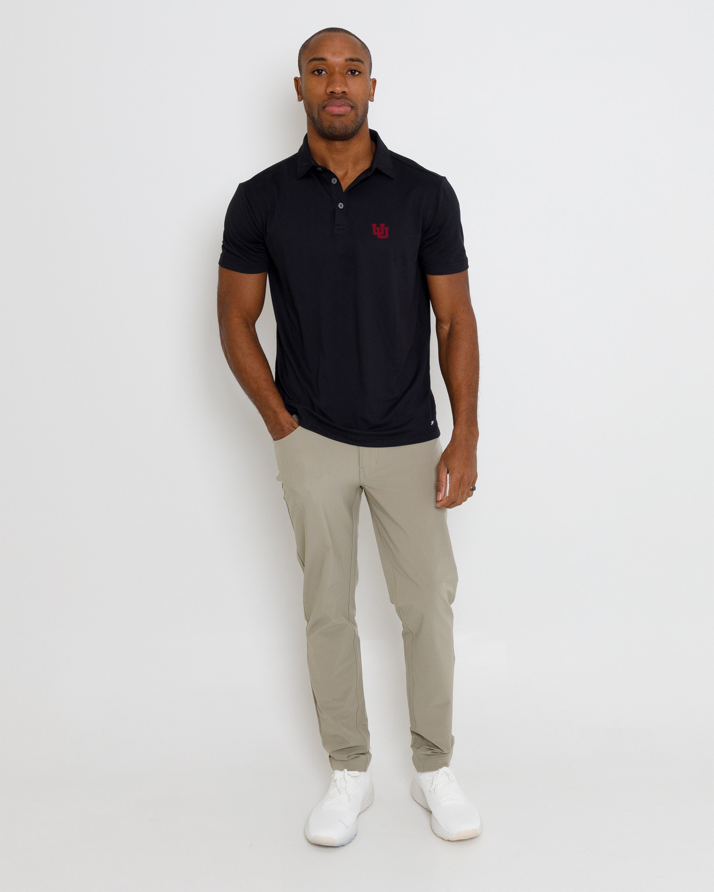 Gamer Polo Utah - Black Heather
