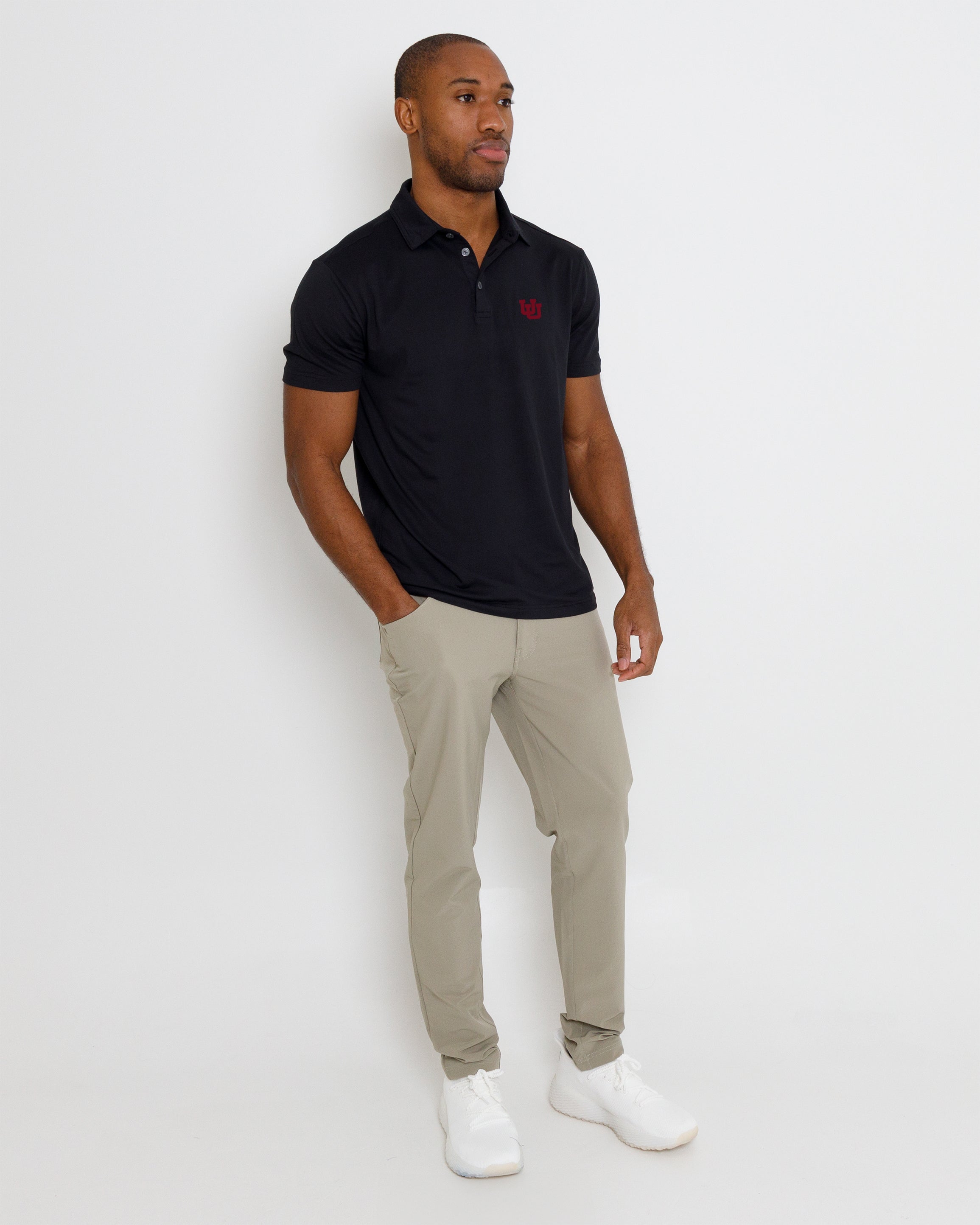 Gamer Polo Utah - Black Heather