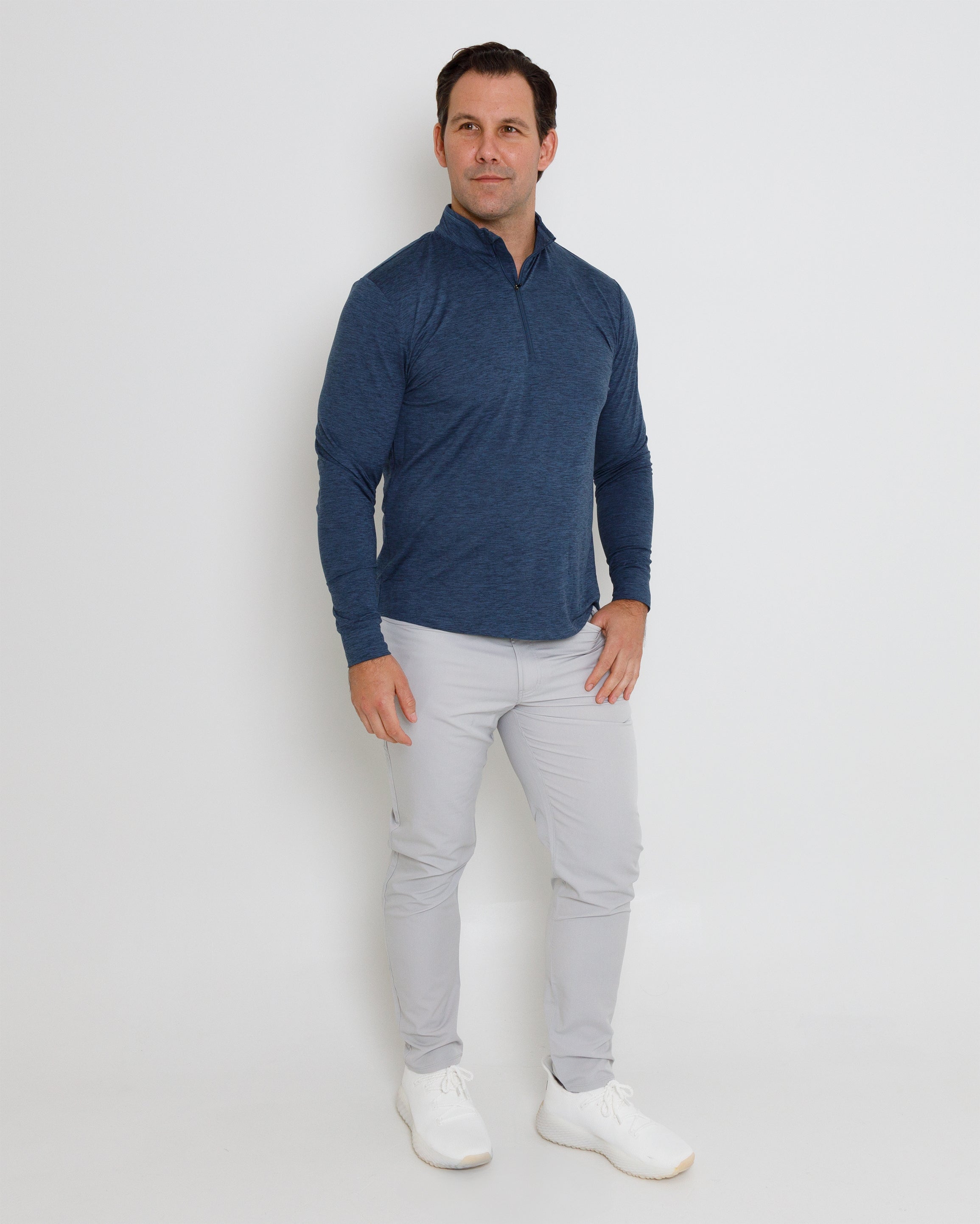 Hightower Pullover - Navy Heather