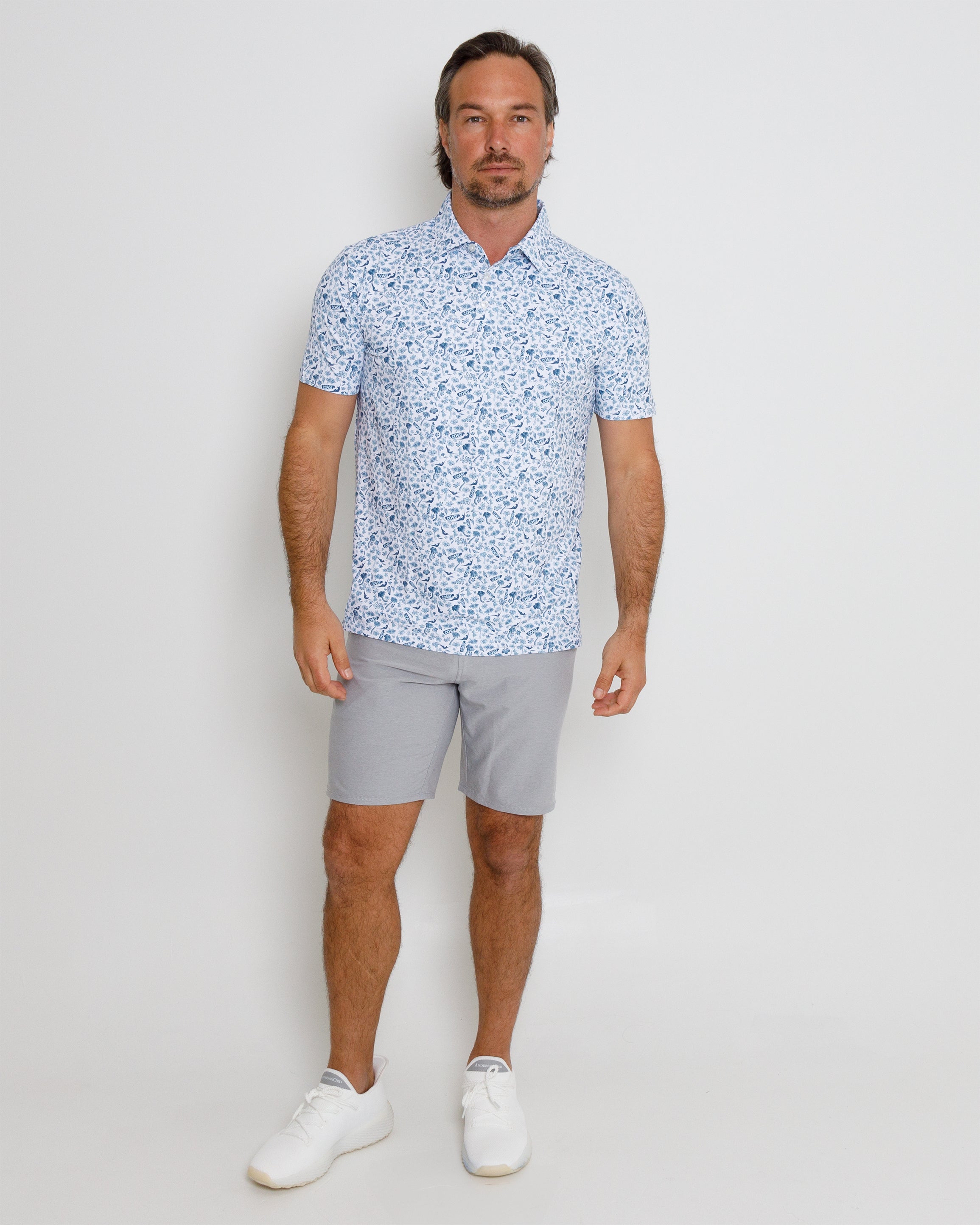 Hukilau Polo - White