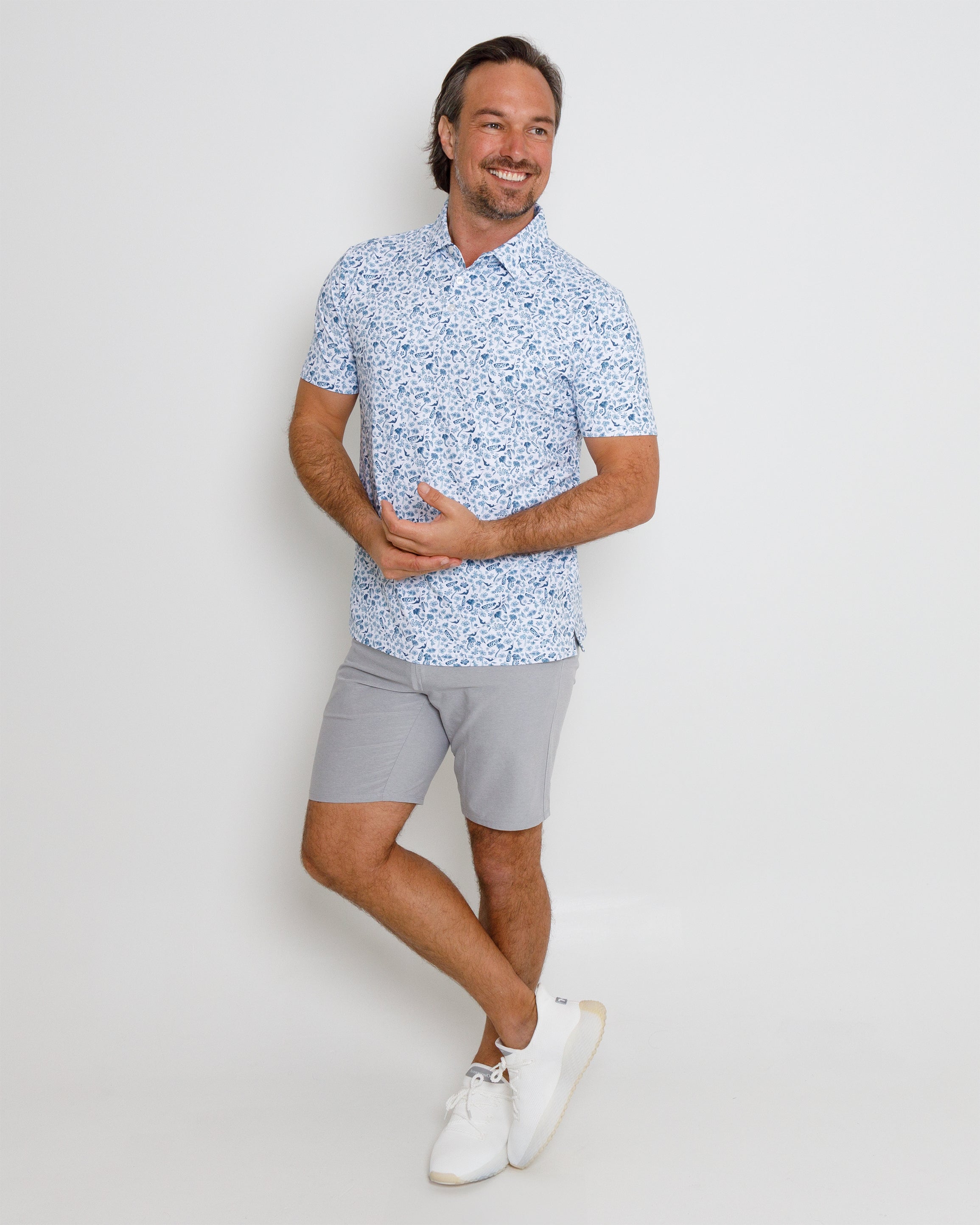 Hukilau Polo - White