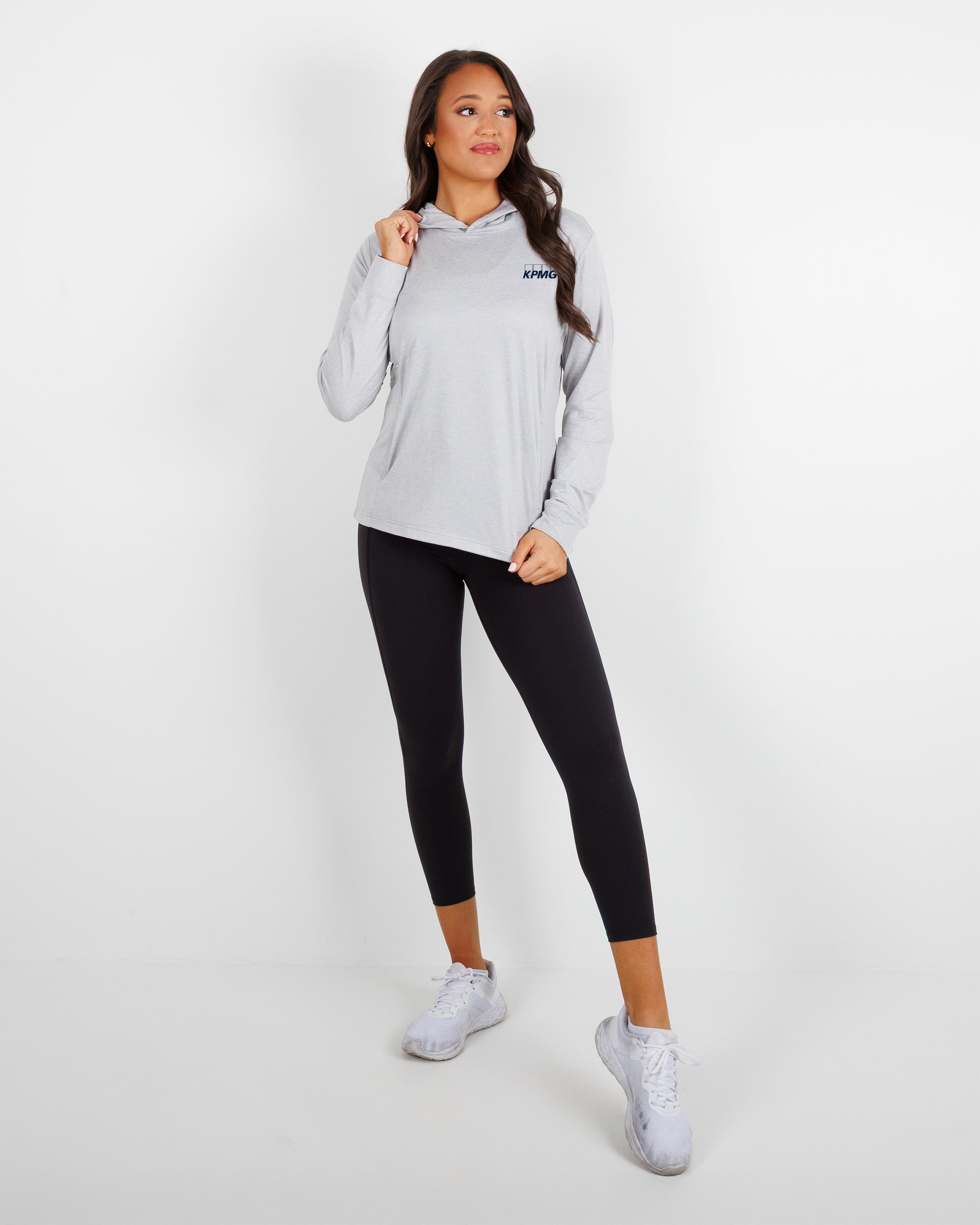 Women's Blacks Beach Hoodie KPMG - Platinum Heather