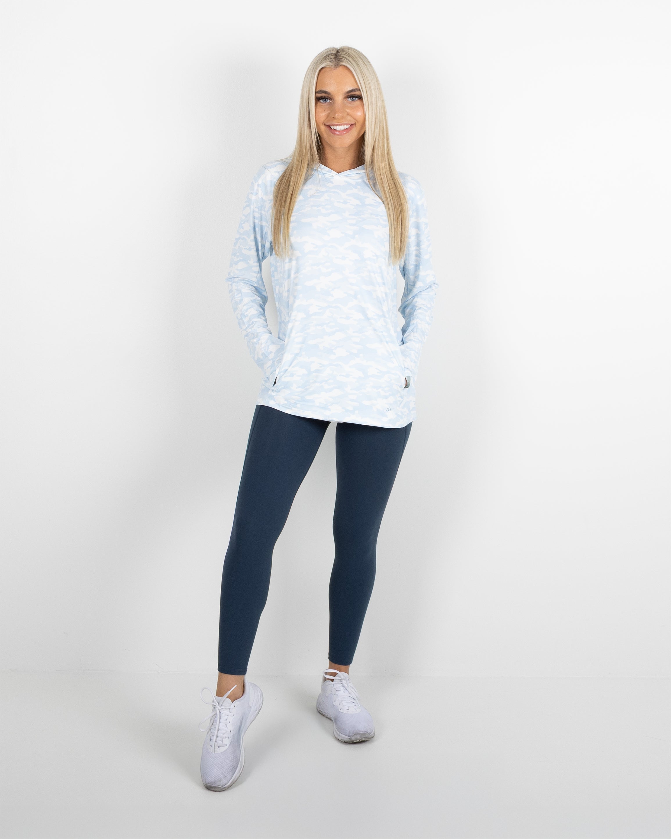 Women's Blacks Beach Hoodie - Sky Camo