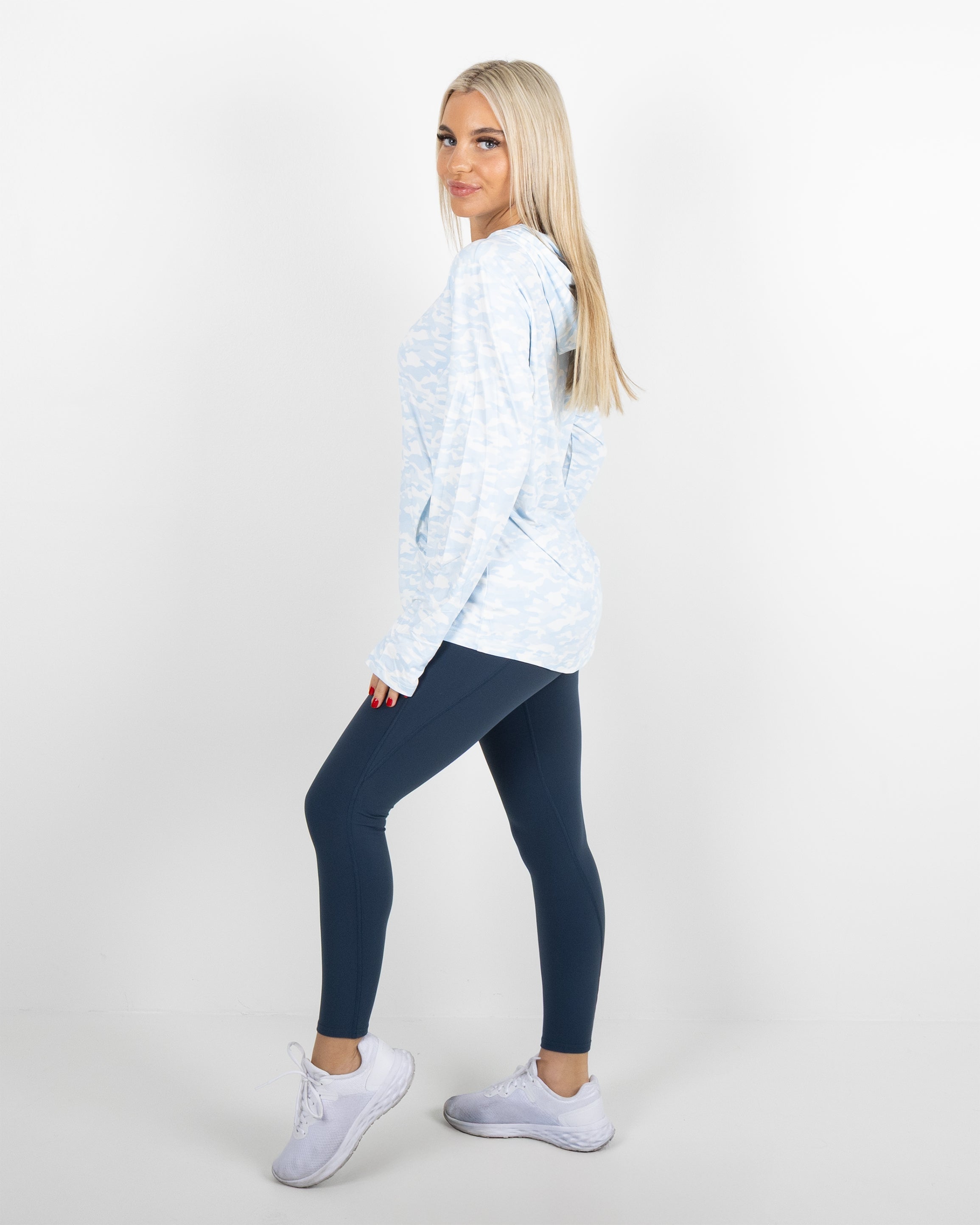 Women's Blacks Beach Hoodie - Sky Camo