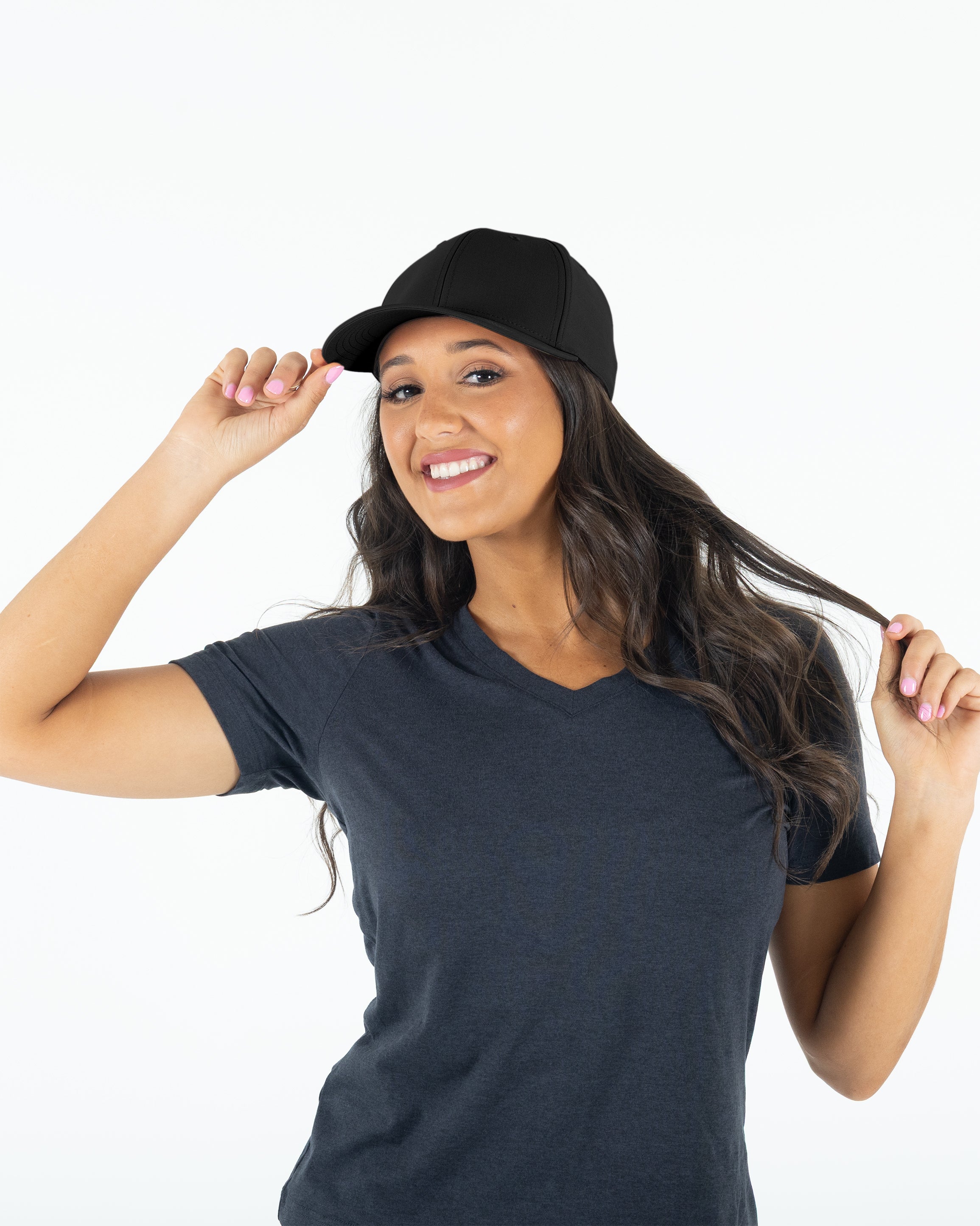 AO Ladies Performance Adjustable Hat - Black