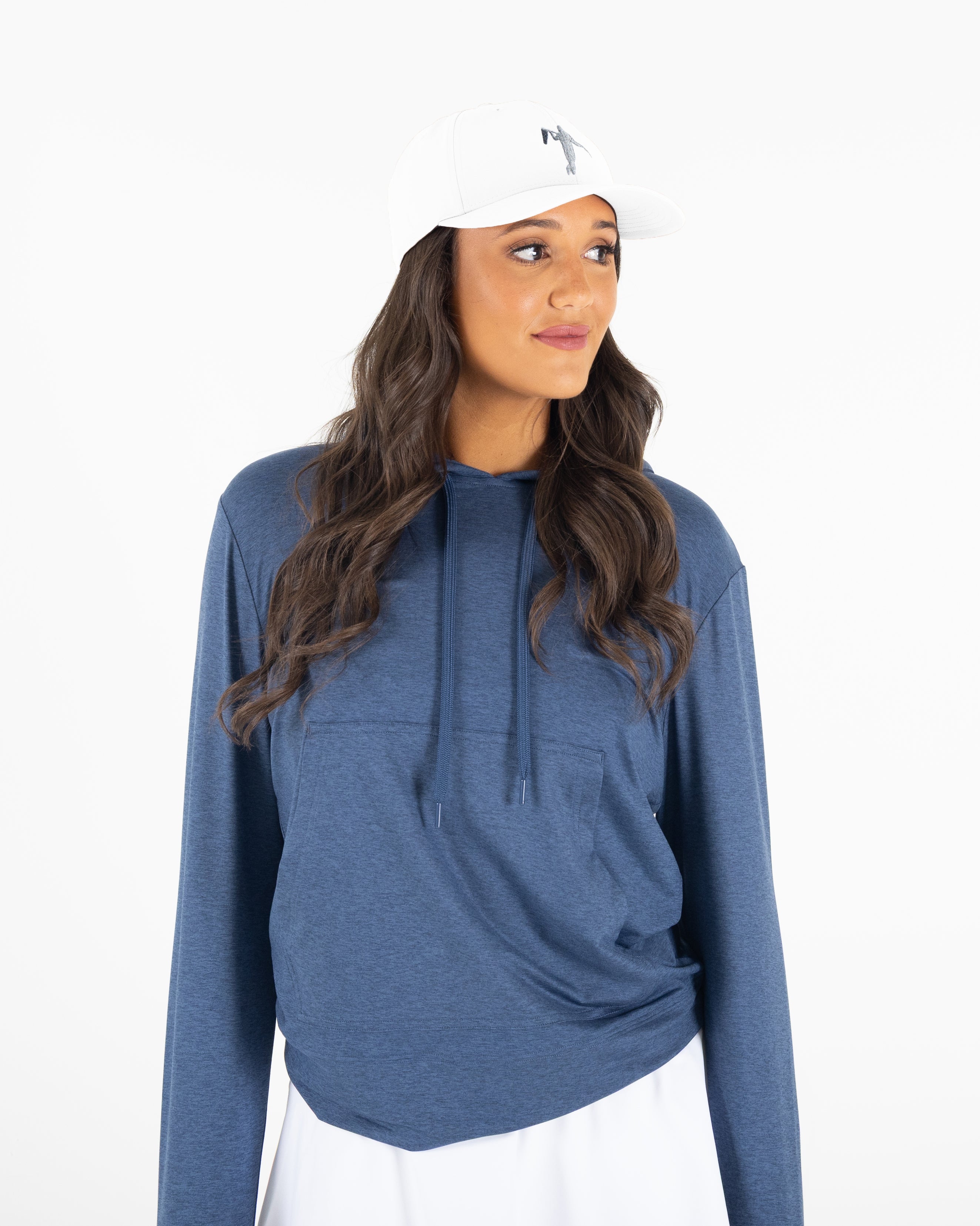 AO Ladies Performance Adjustable Looper Hat - White