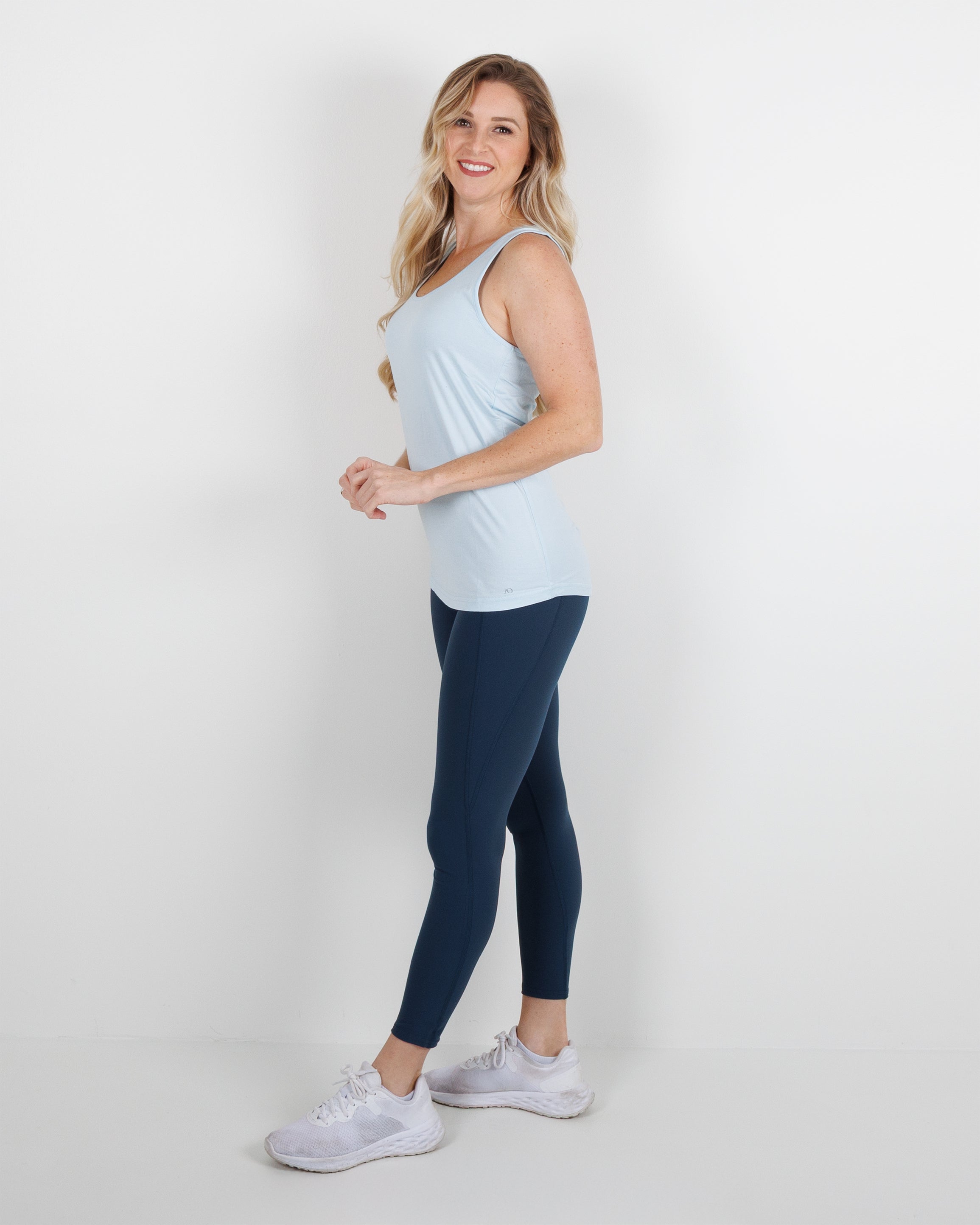 Women's Butter Tank - Sky Heather