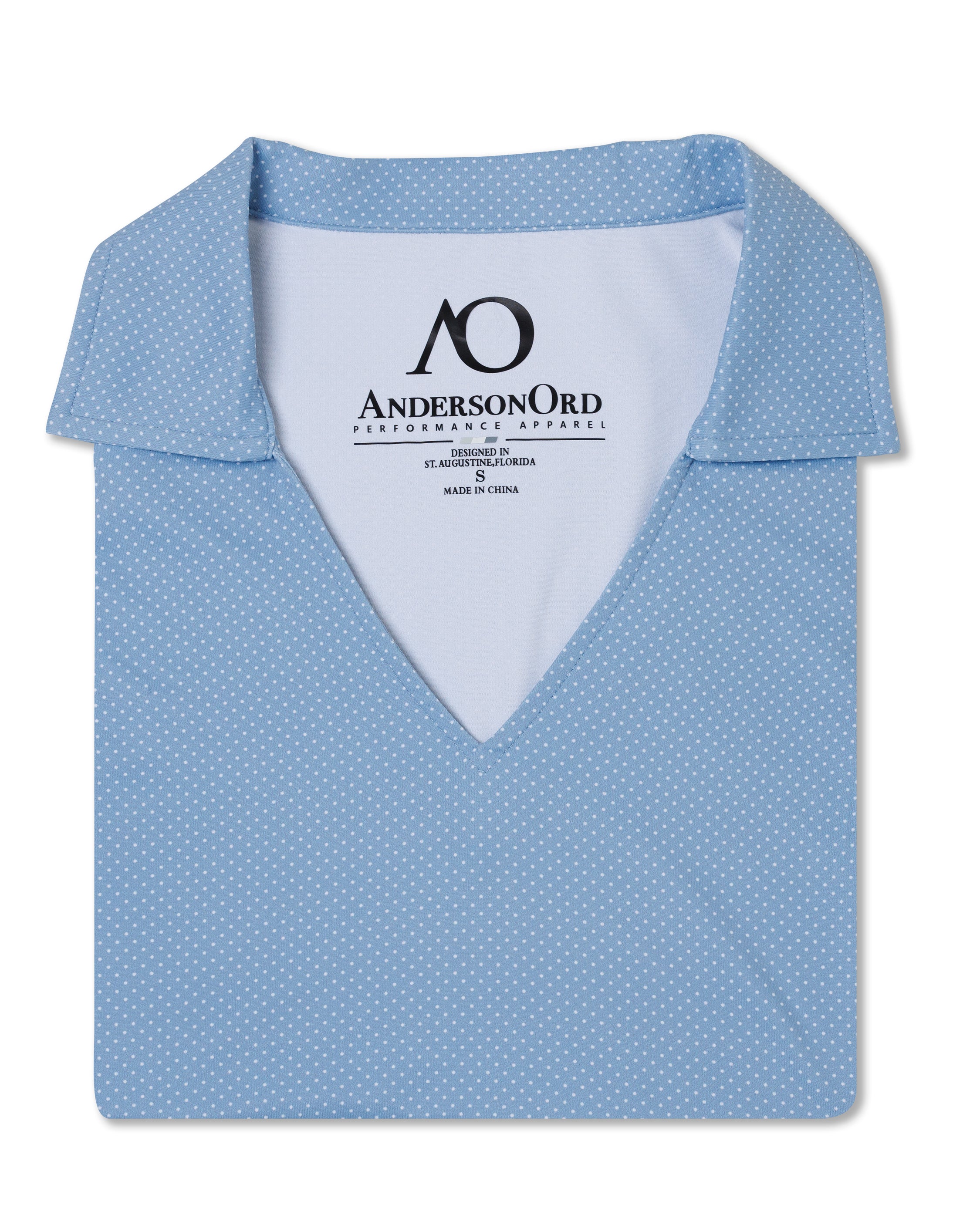 Women's Wailua Sleeveless Polo - Endless Sky/White