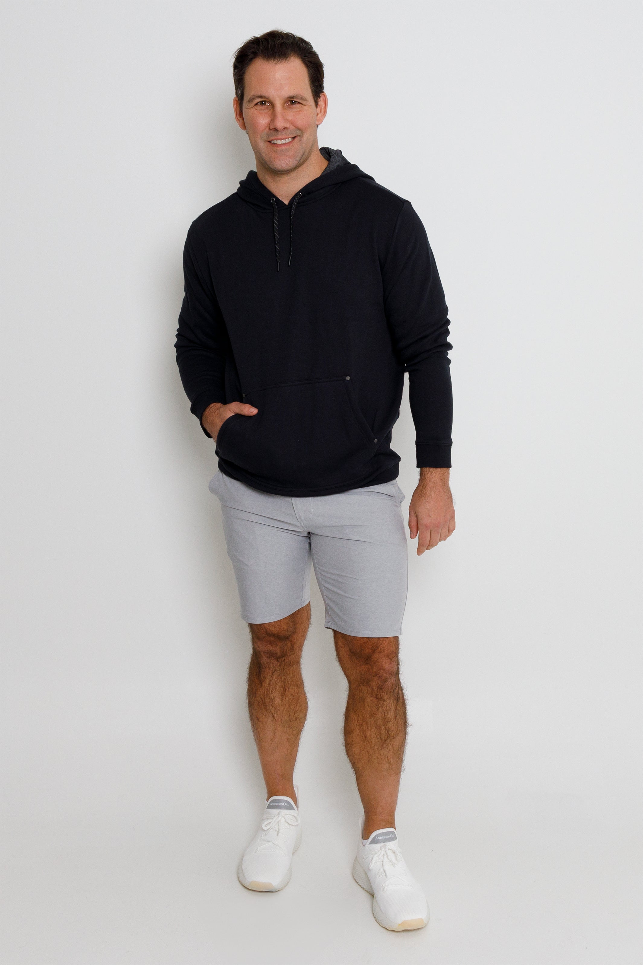 LUX Hoodie - Matte Black Heather