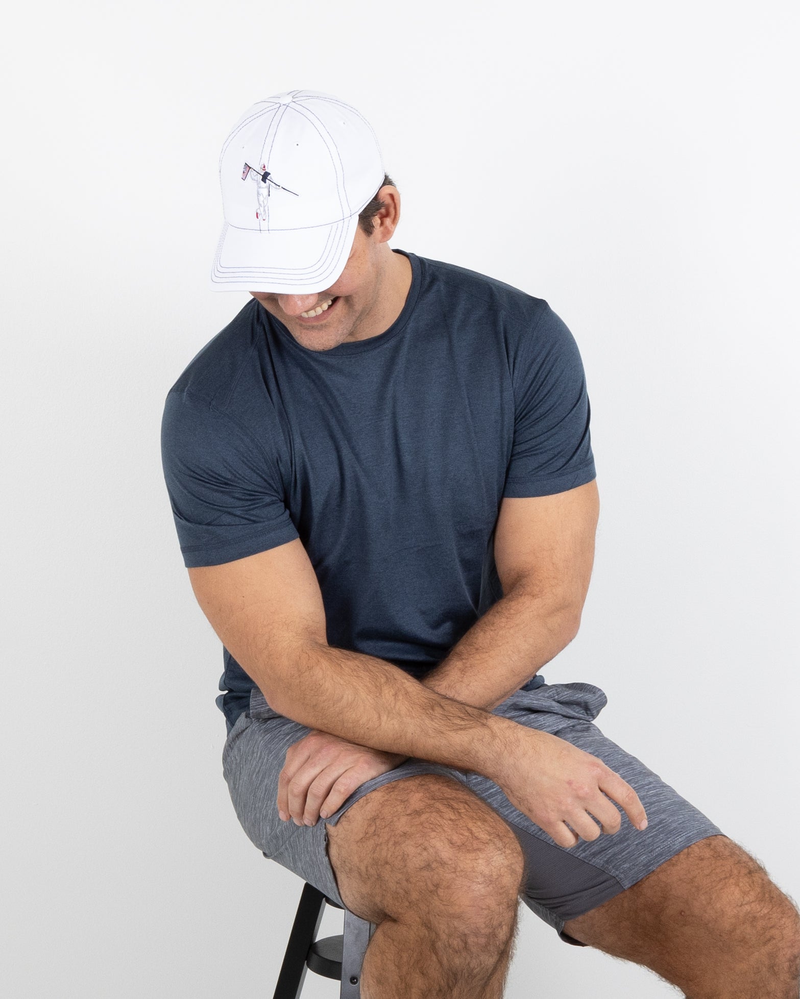 Nation Fitted - USA White