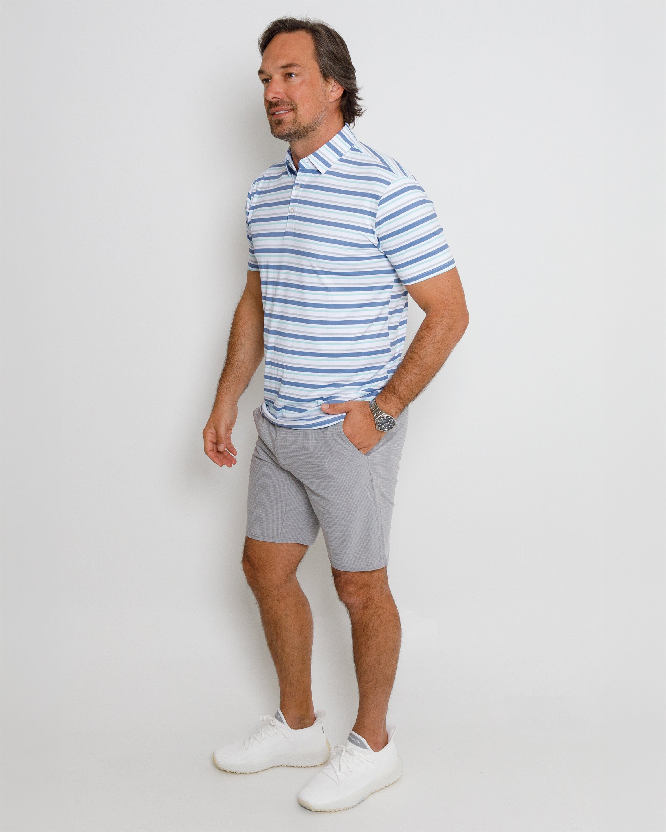 Tidal Polo - Moonlight Blue Heather