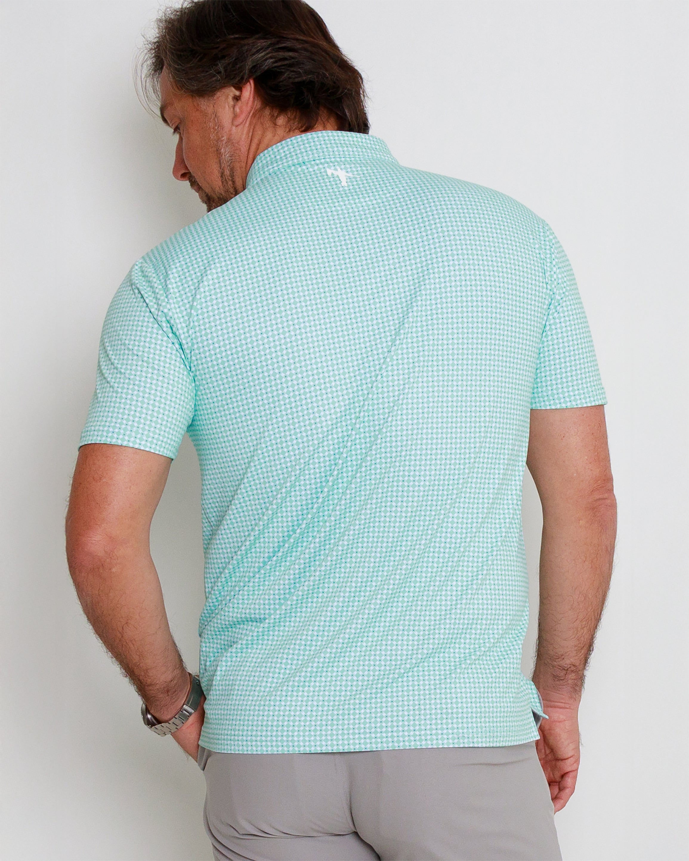 Trellis Polo - Beach Glass