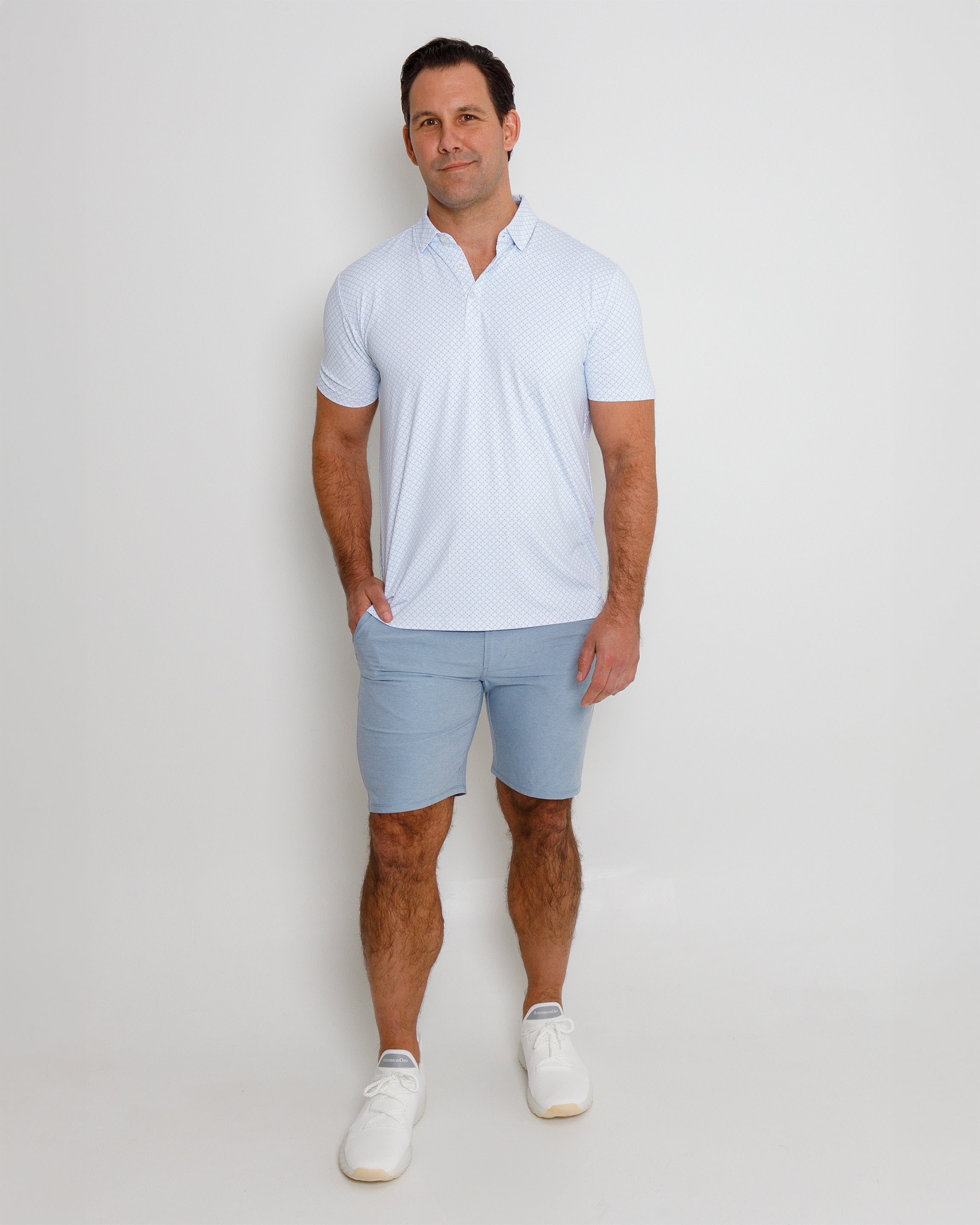 Trellis Polo - White