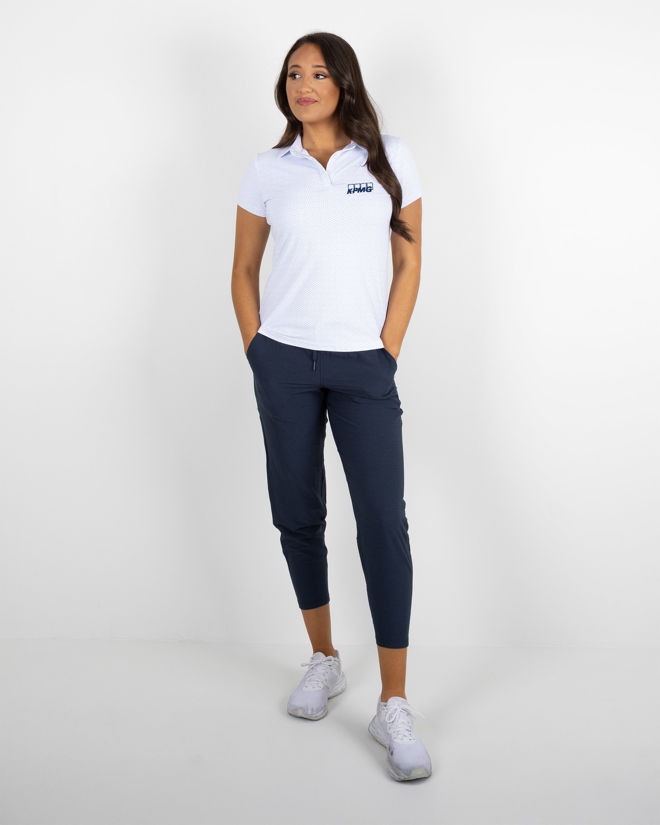 Waikoloa Polo KPMG - White/Faded Denim