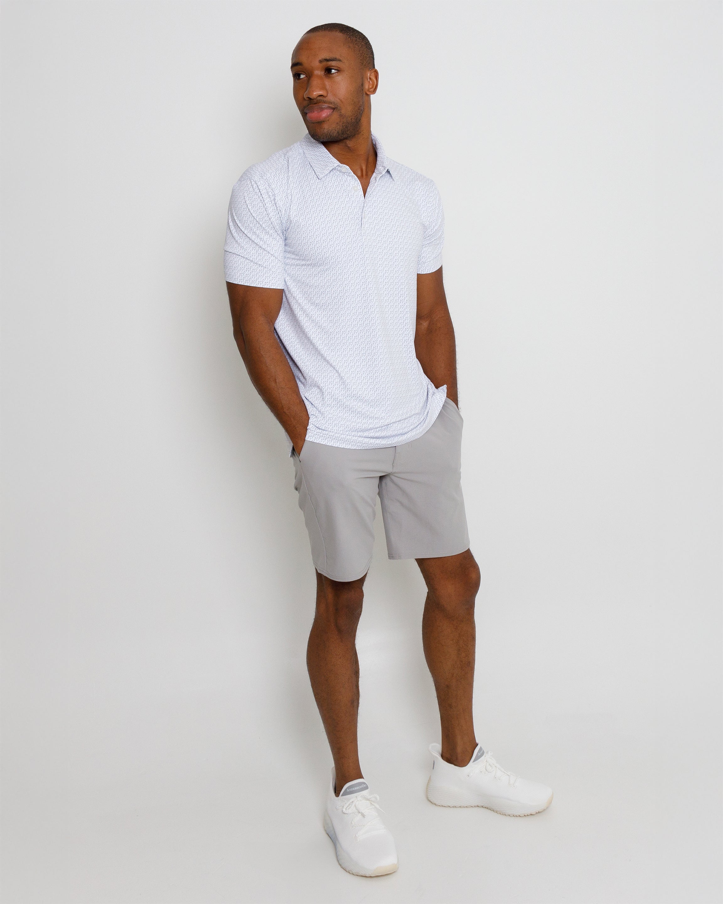 Whittington Polo - White/Eilish/Bluefin