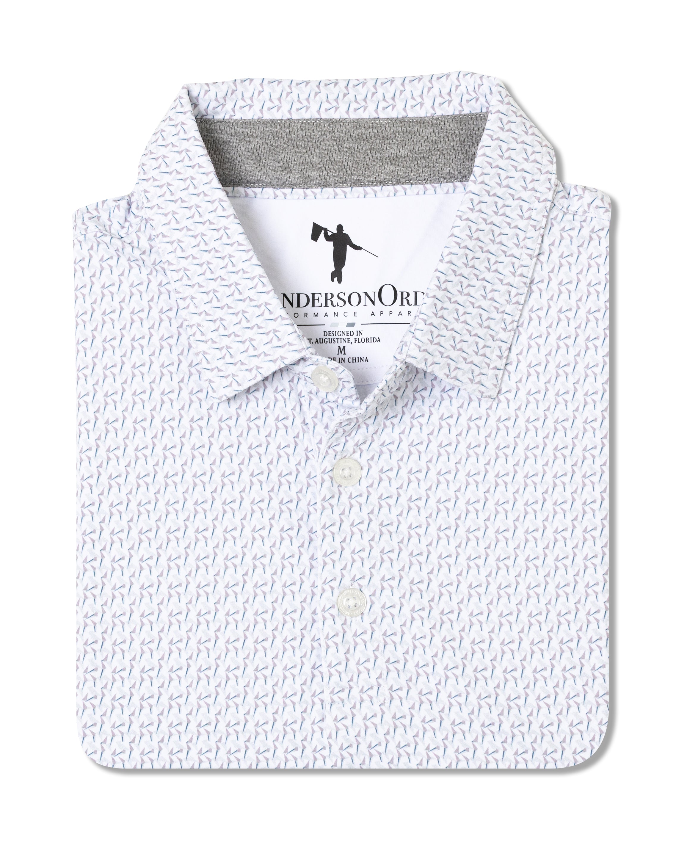 Whittington Polo - White/Eilish/Bluefin