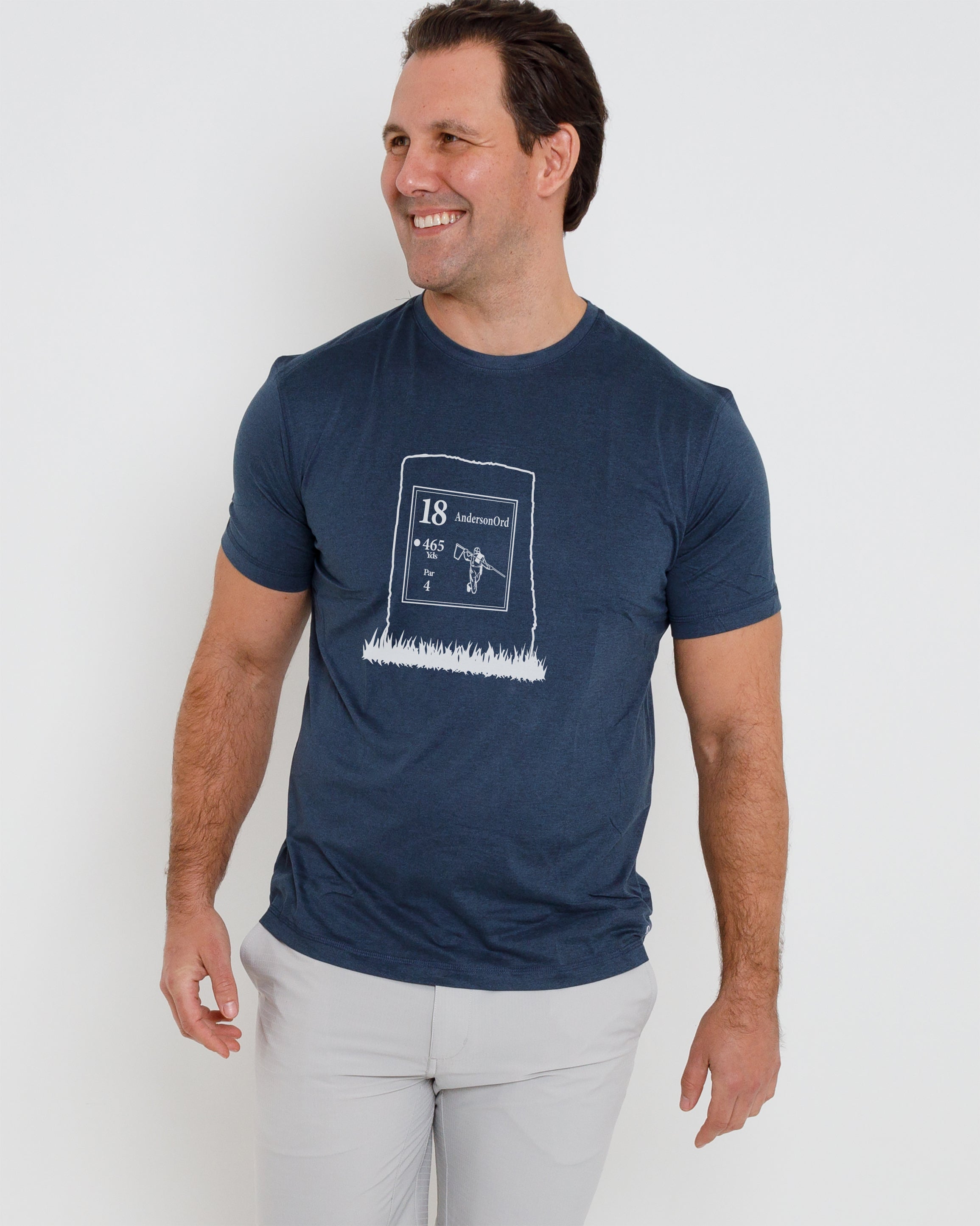 Butter T Marker - Navy Heather