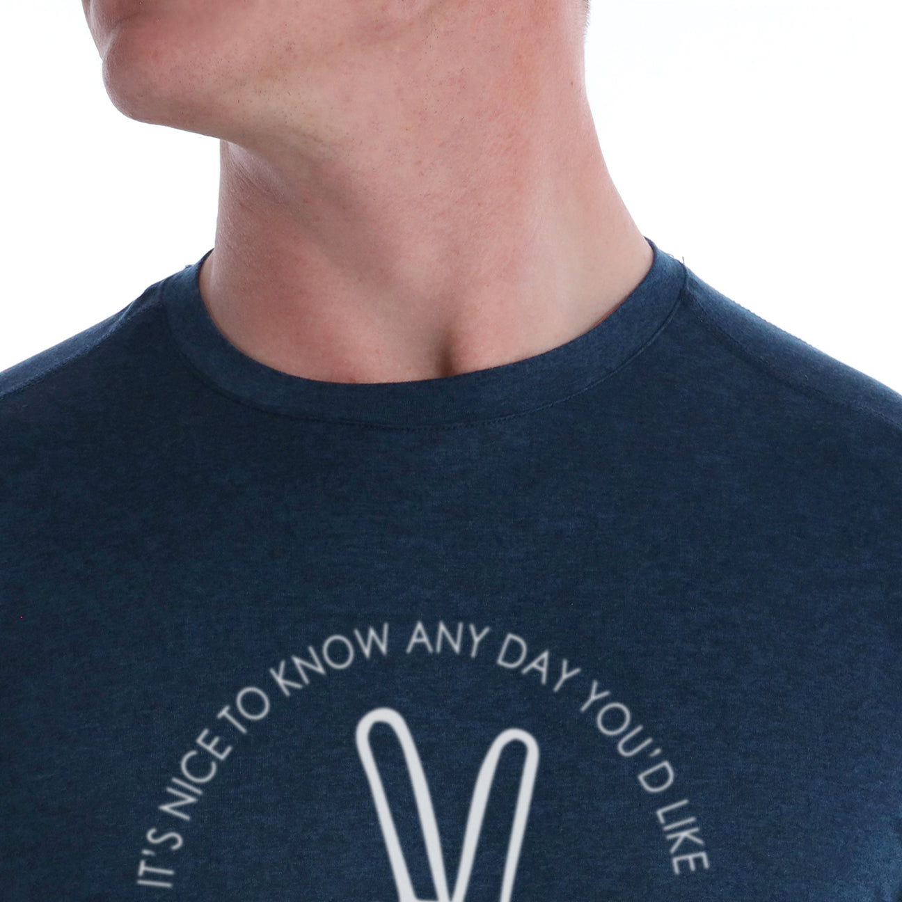 Butter T Peace - Navy Heather