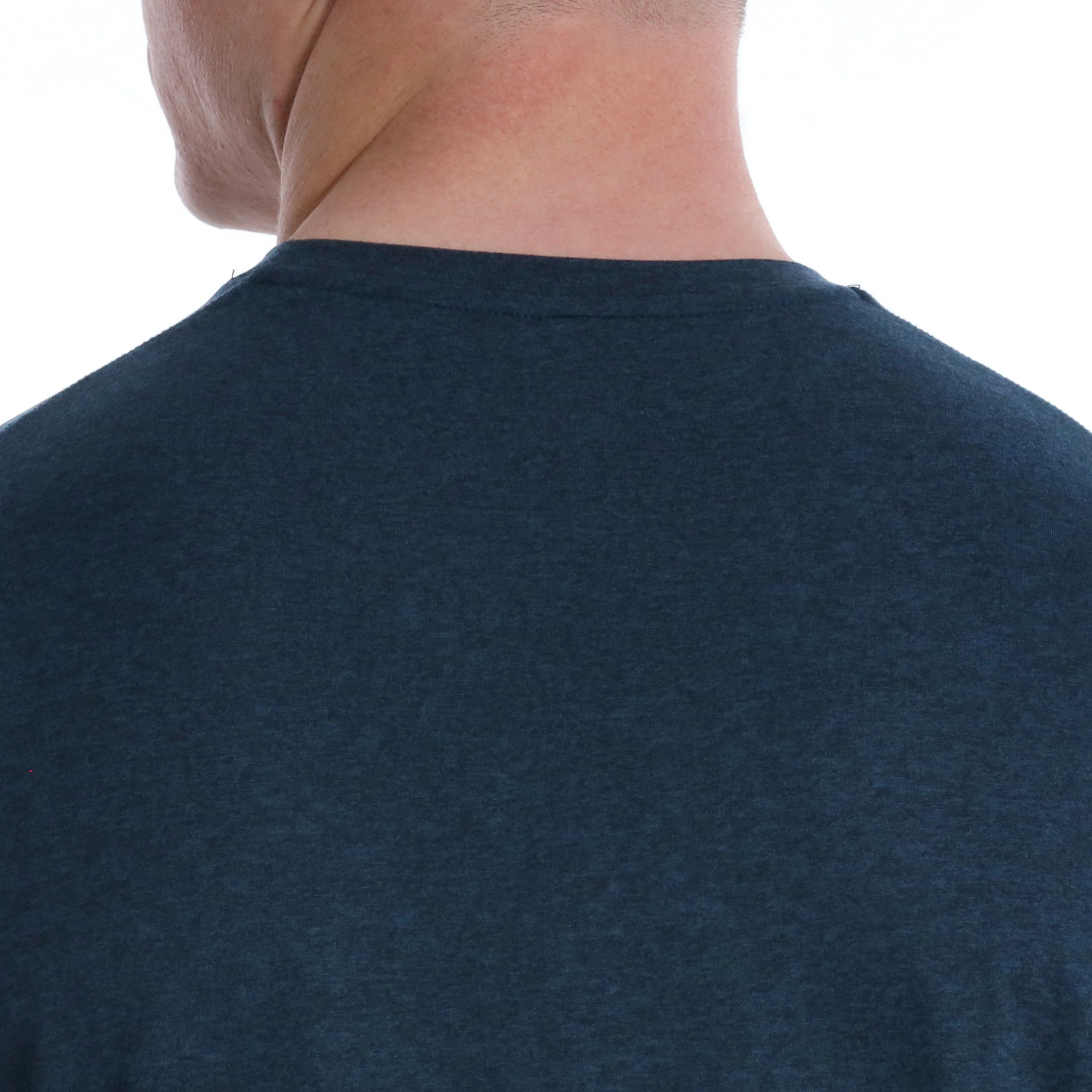 Butter T Looper Silhouette - Navy Heather