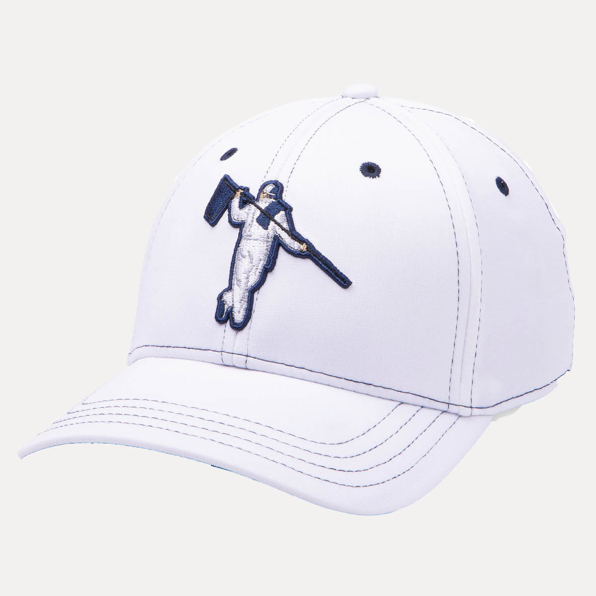 Perfect Fitted - White/Navy