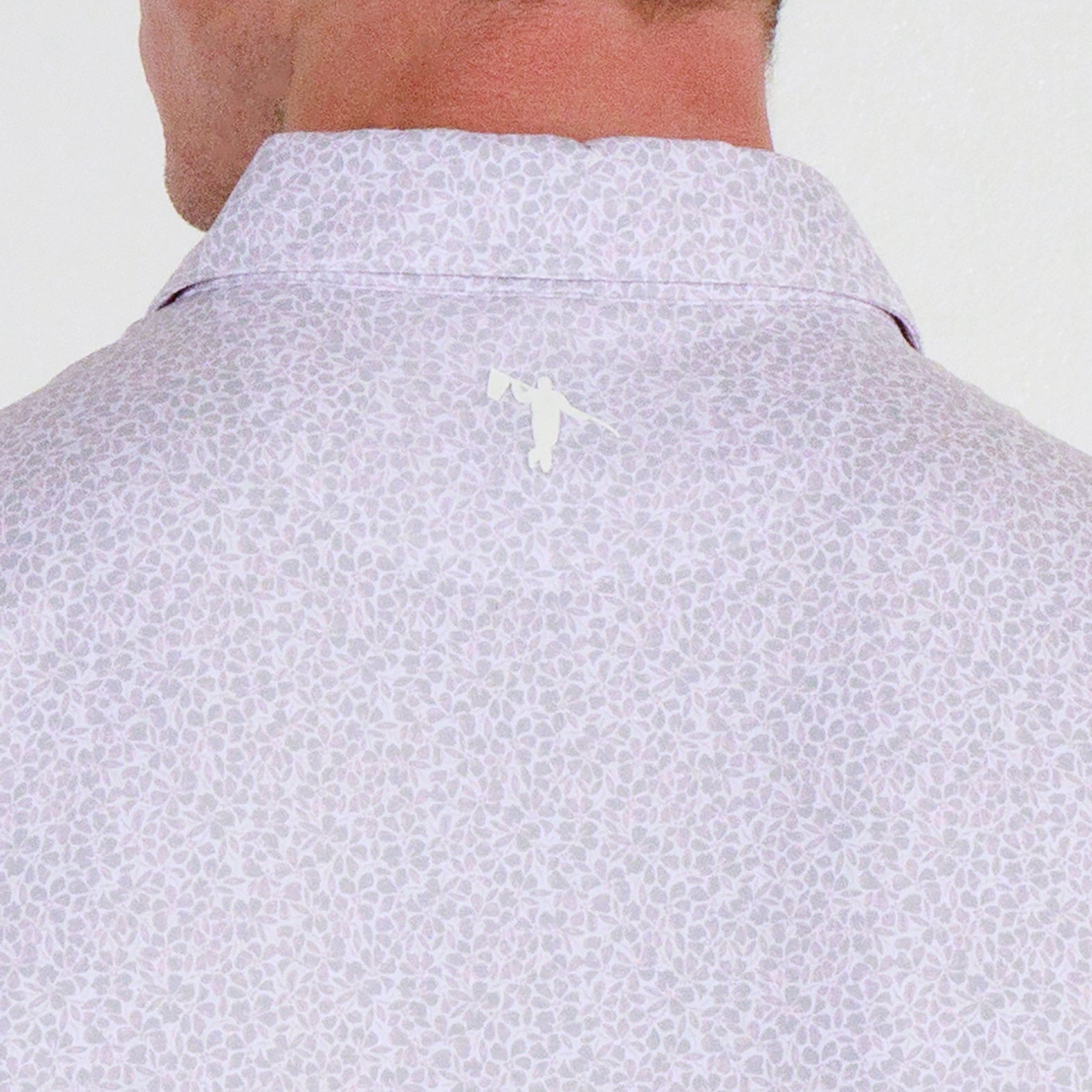 Poppy Polo - White/Orchid Pink