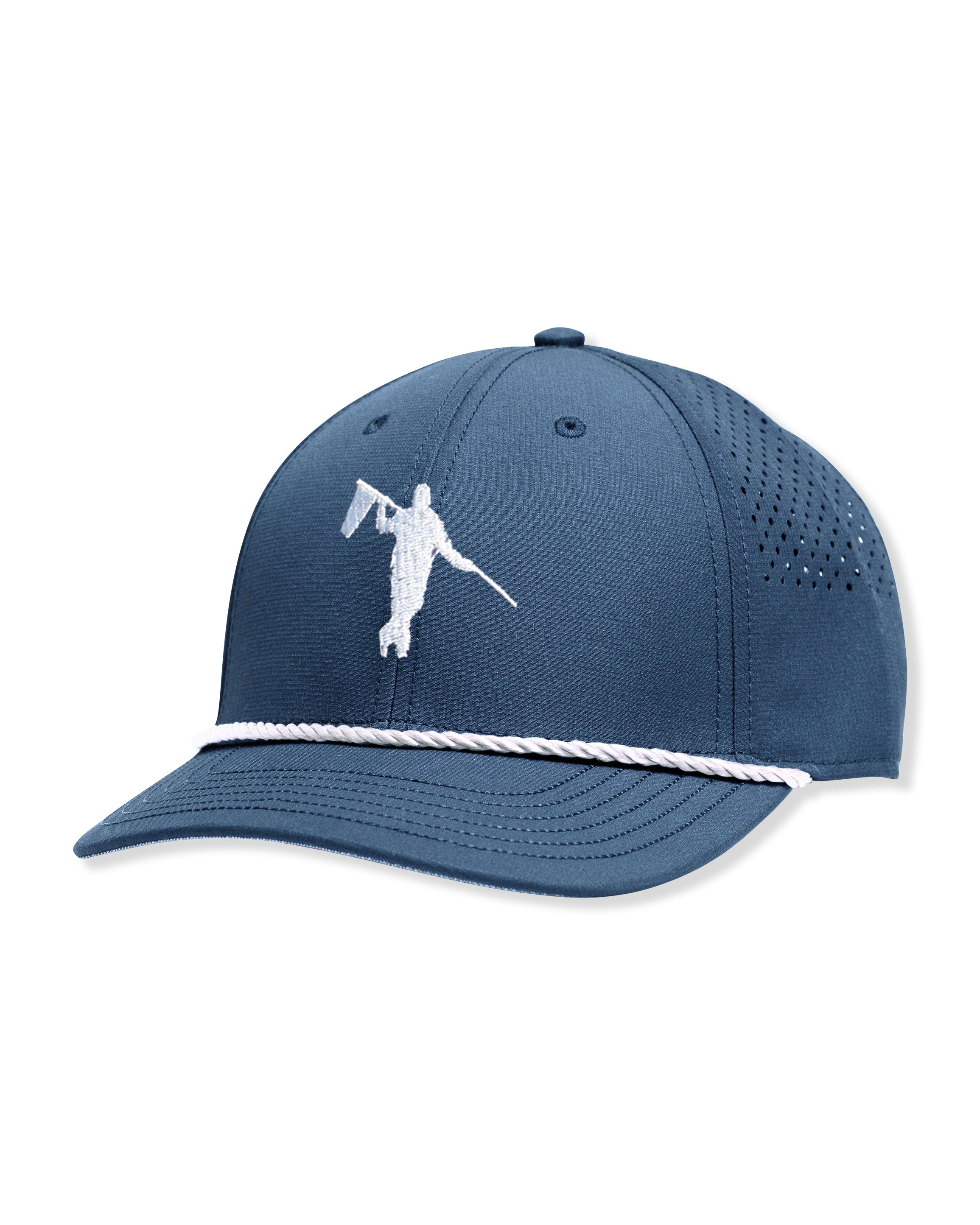 AOx Premium 6-Panel Looper Hat - Navy