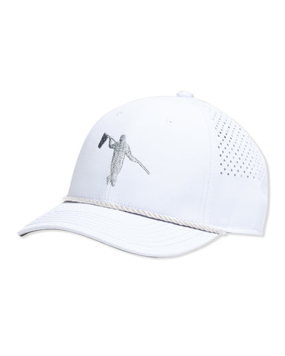 AOx Premium 6-Panel Looper Hat - White