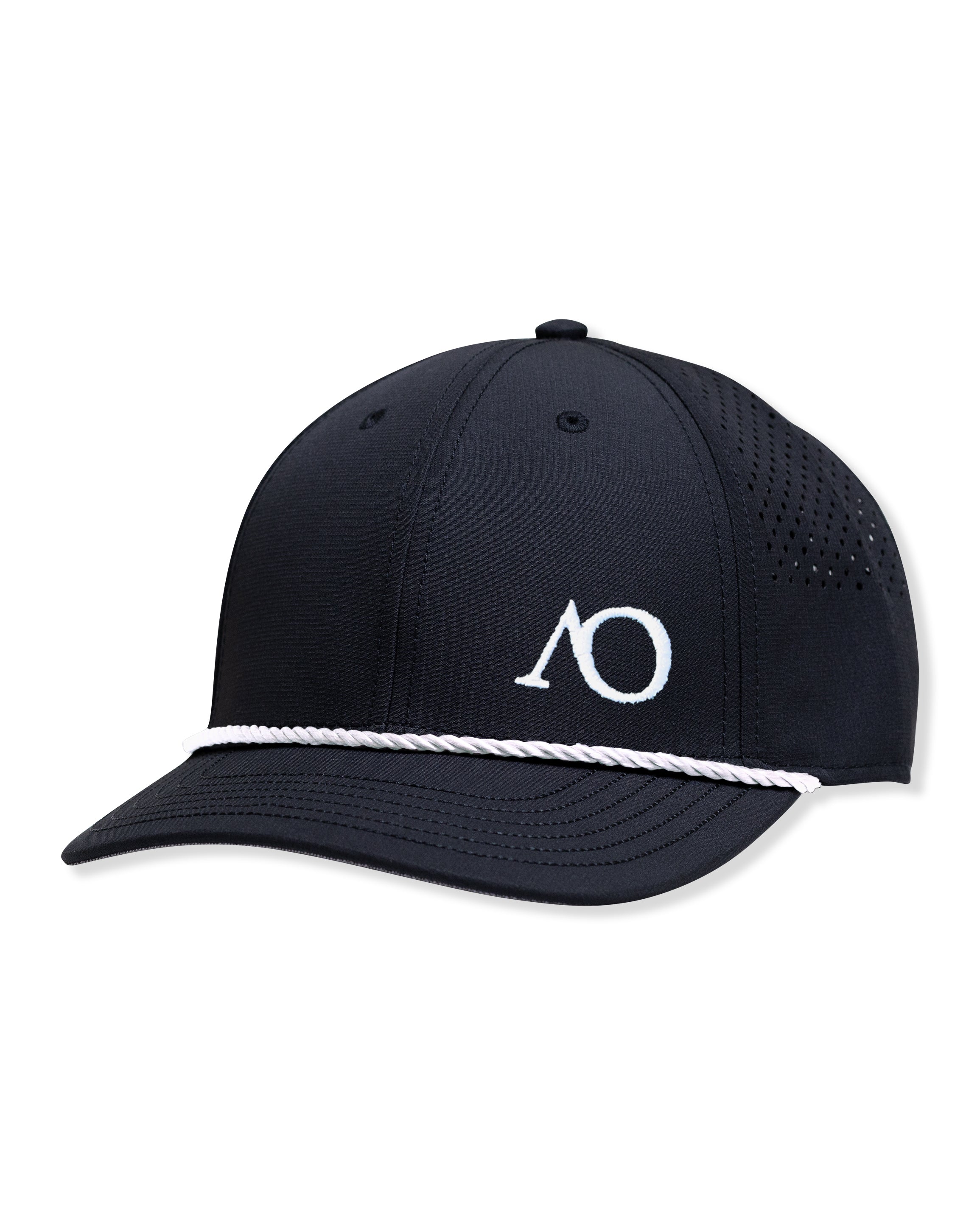 AOx Premium 6-Panel AO Hat - Black