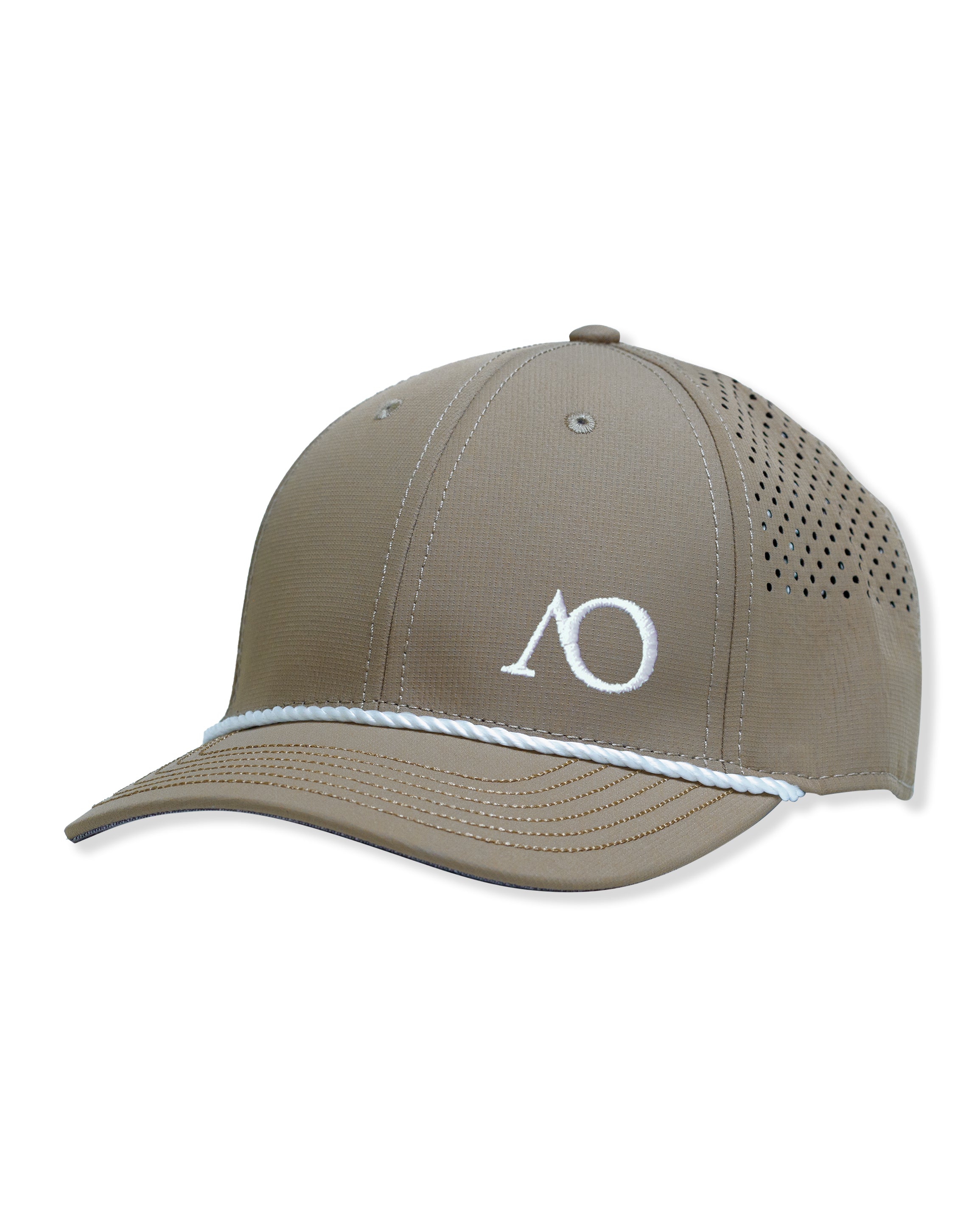 AOx Premium 6-Panel AO Hat - Khaki