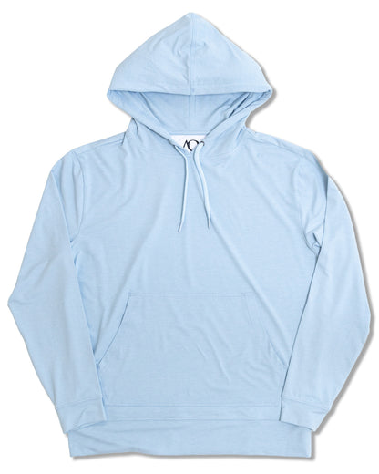 Red Beach Hoodie - Blue Fog Heather