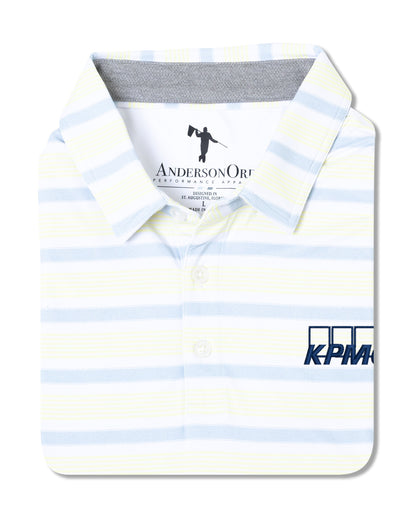 Spear Polo KPMG - HTR Niagara Mist/HTR Glass Green